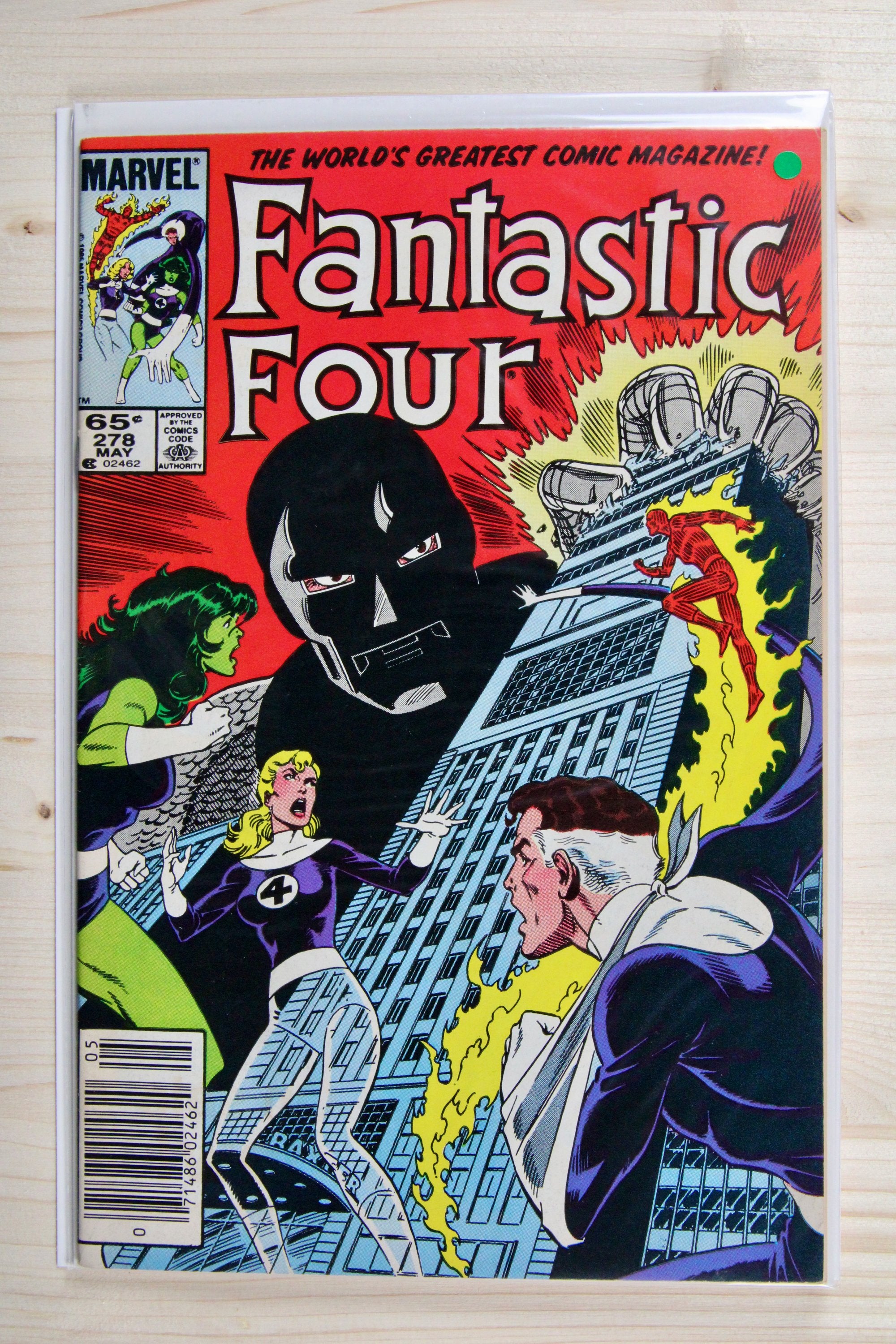 Fantastic Four #278 – Marvel (1985) 8.5 VF+ John Byrne story | Newsstand