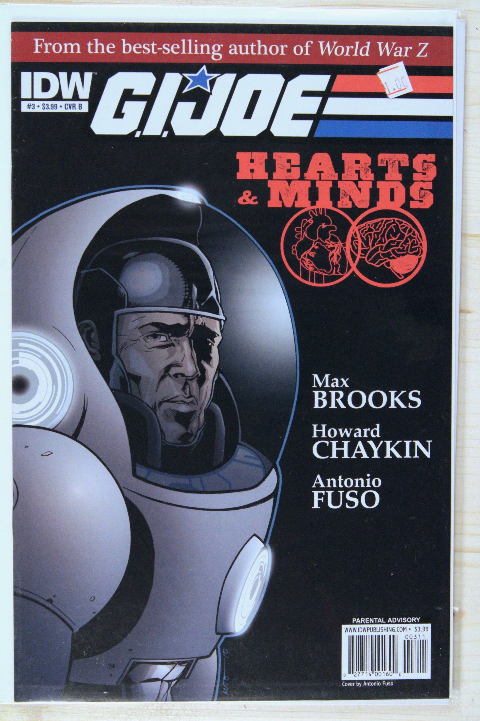 G.I. Joe: Hearts & Minds #3 – IDW Publishing (2010) 9.4 NM Cover B