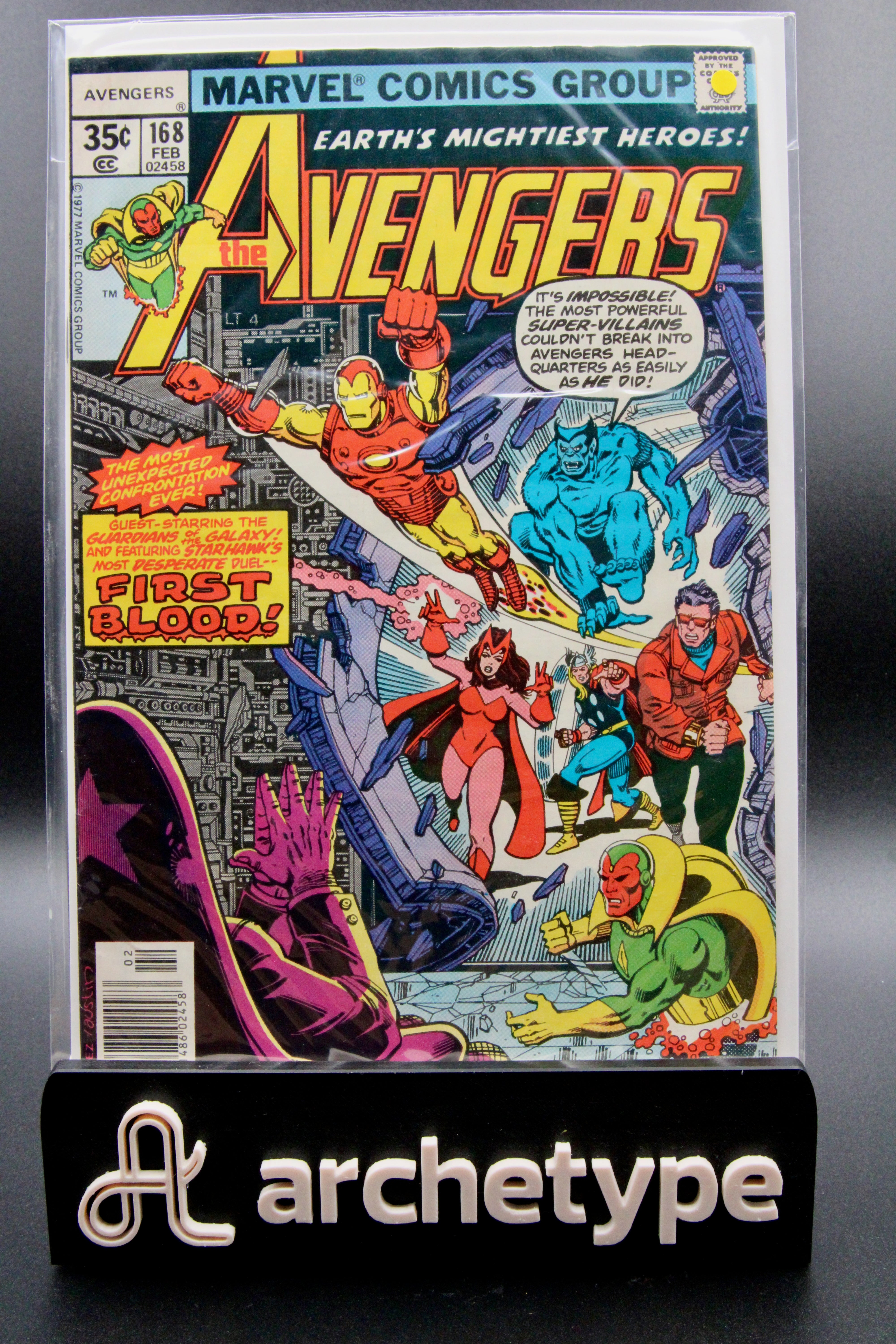 The Avengers #168 – Marvel (1978) "The Avengers" Korvac Saga | Terry Austin cover