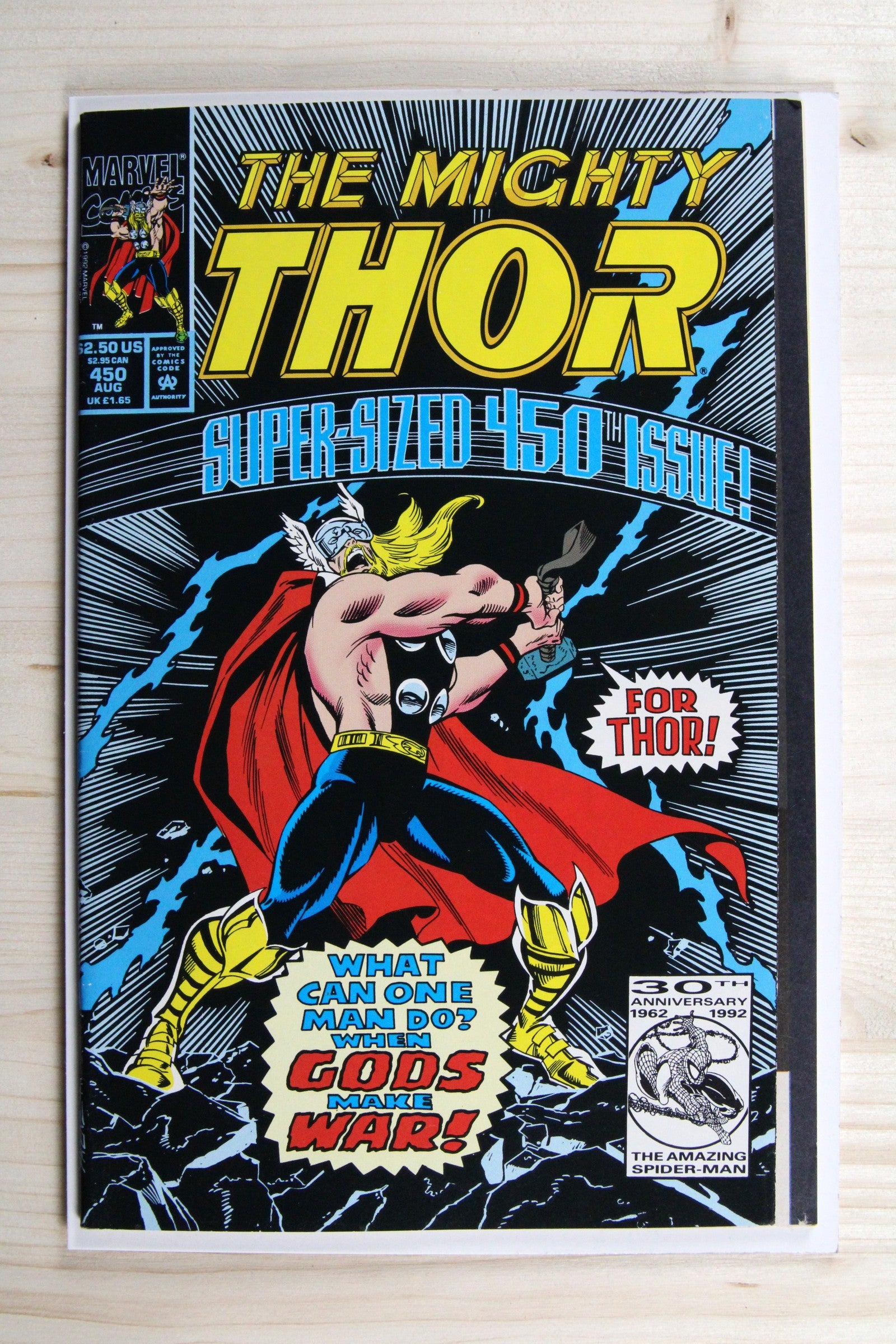 The Mighty Thor #450 – Marvel (1992) 9.2 NM- Jack Kirby art | Stan Lee story
