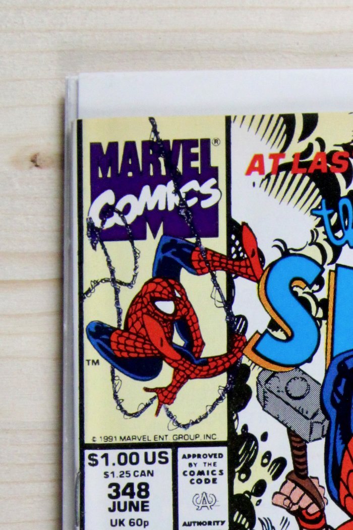 The Amazing Spider-Man #348 – Marvel (1991) 9.4 NM Erik Larsen art