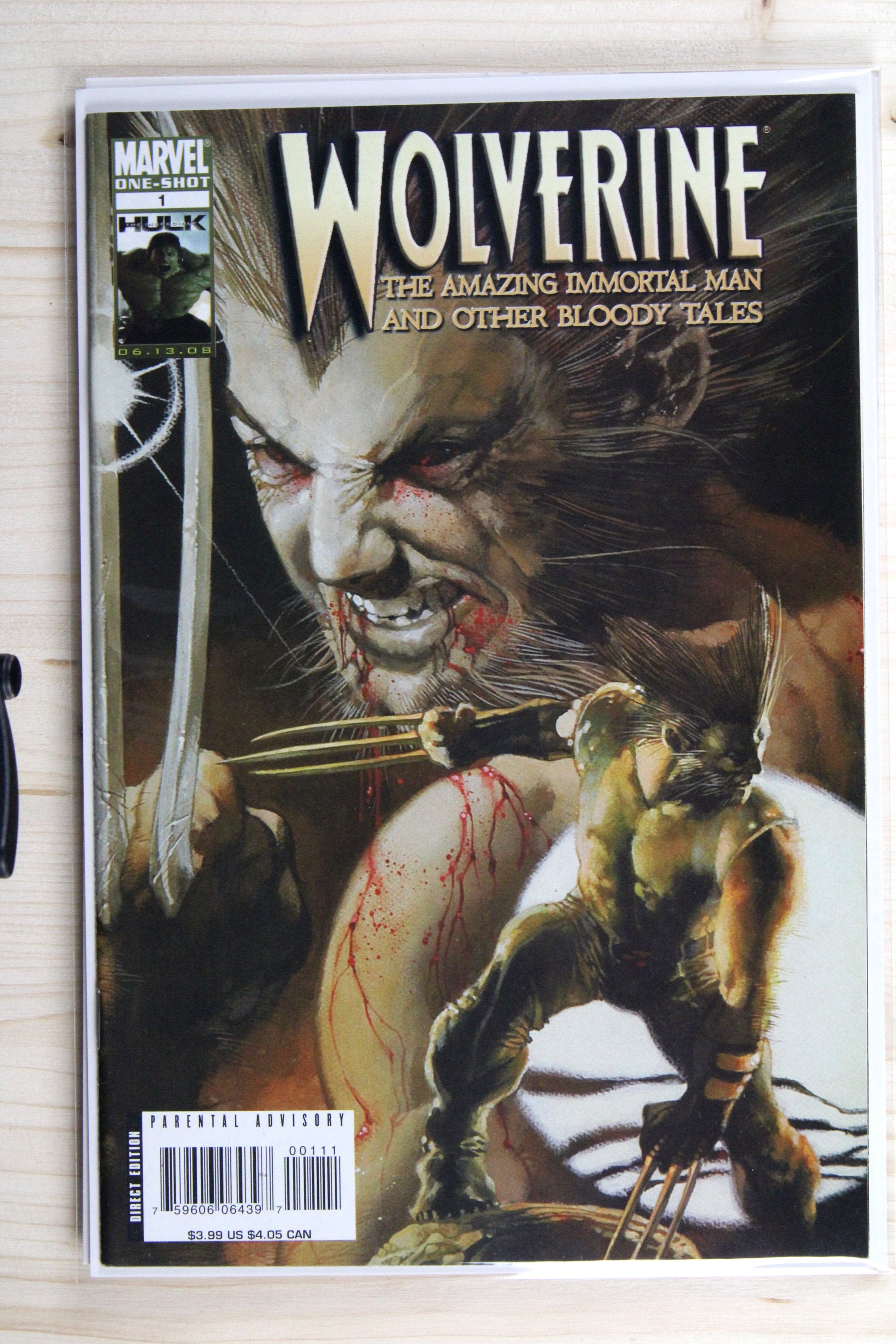 Wolverine: The Amazing Immortal Man & Other Bloody Tales #1 – Marvel (2008) 9.0 VF/NM