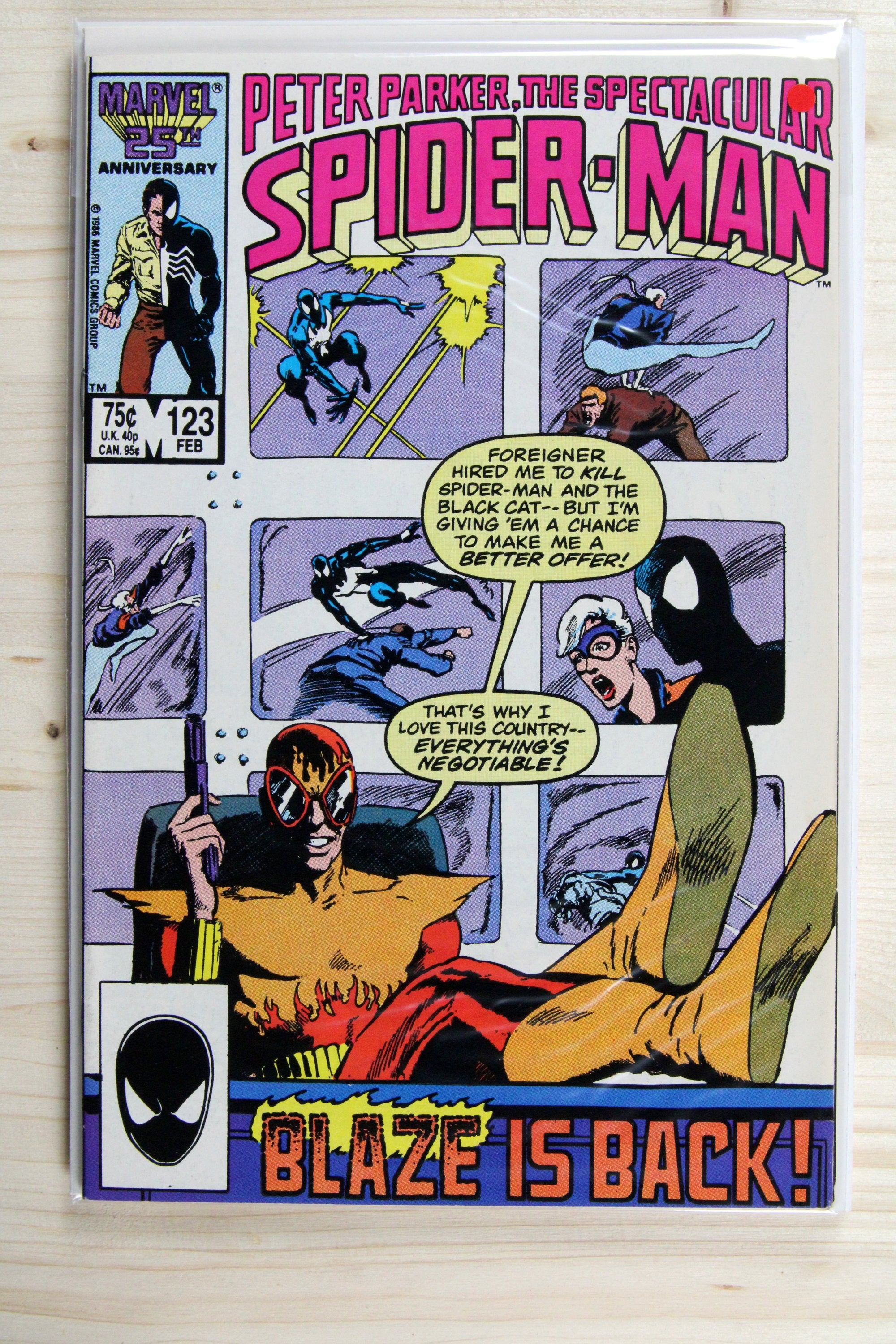 Peter Parker, the Spectacular Spider-Man #123 – Marvel (1987) 8.0 VF