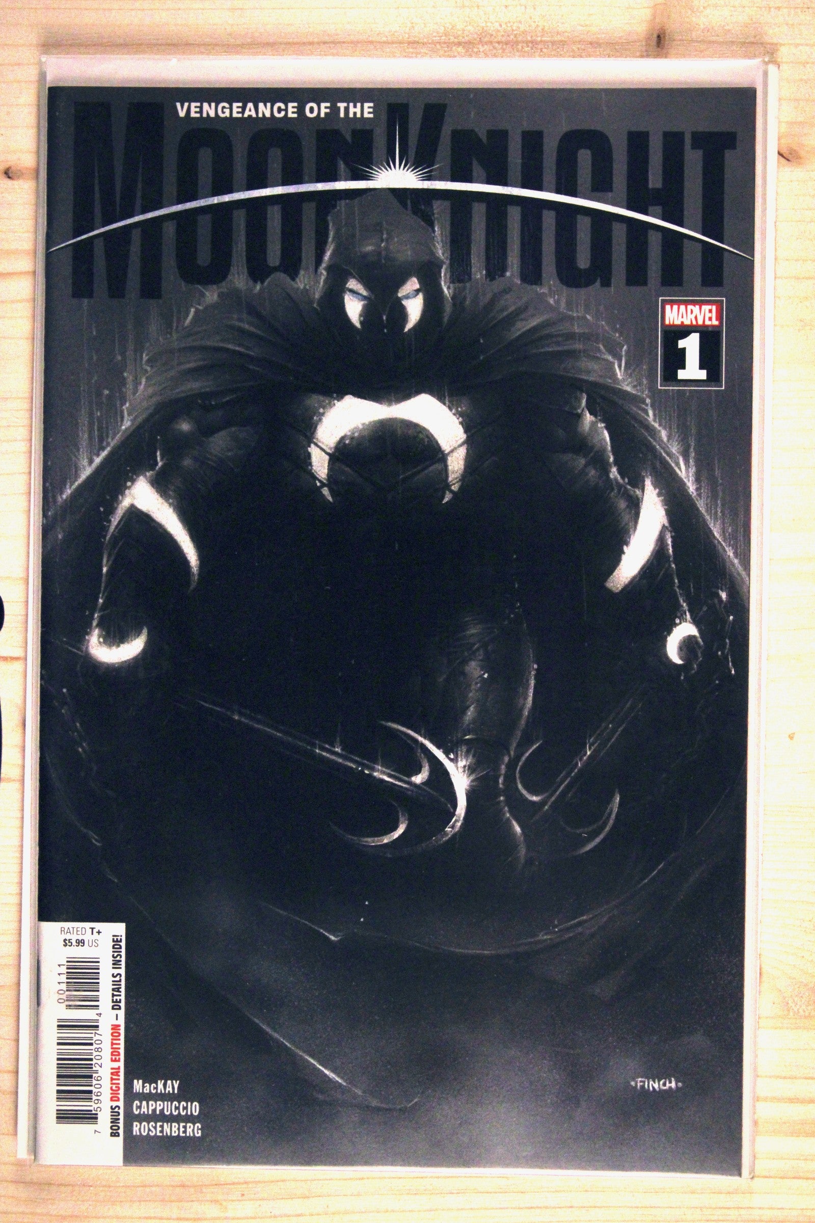 Vengeance of the Moon Knight #1 – Marvel (2024) 9.6 NM+ David Finch cover | Frank Miller cover