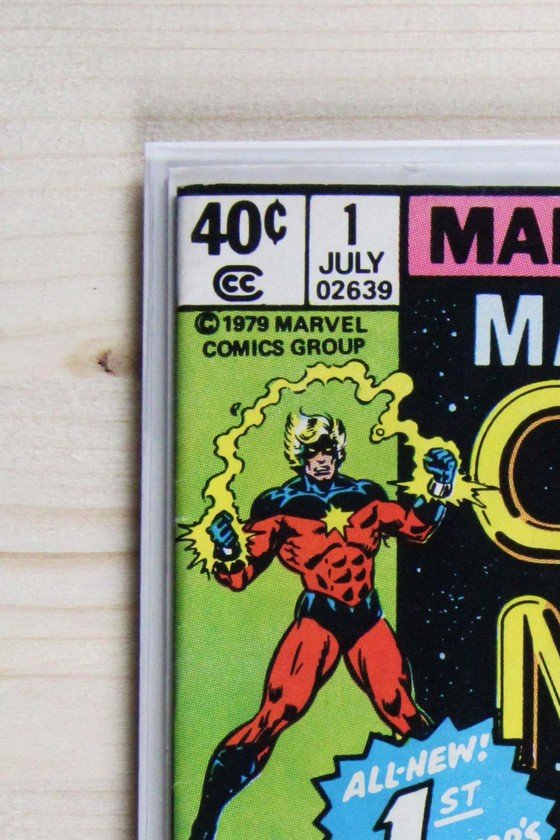 Marvel Spotlight #1 – Marvel (1979) 9.2 NM- "Captain Marvel" Battle of Titan | Newsstand Edition