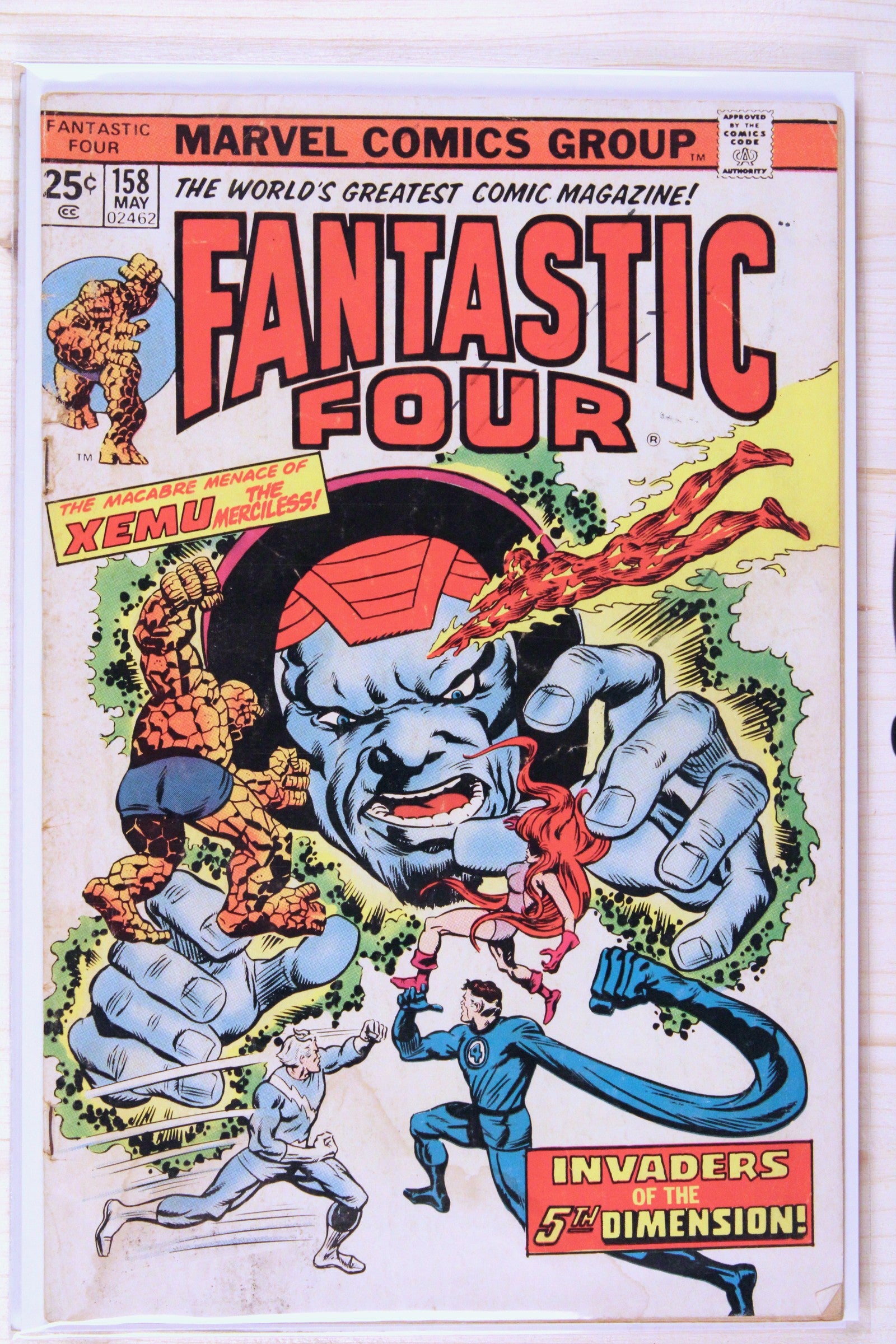 Fantastic Four #158 – Marvel (1975) 5.0 VG/FN Joe Sinnott