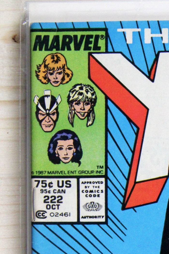 The Uncanny X-Men #222 – Marvel (1987) 9.0 VF/NM Chris Claremont story | Marc Silvestri art | Newsstand