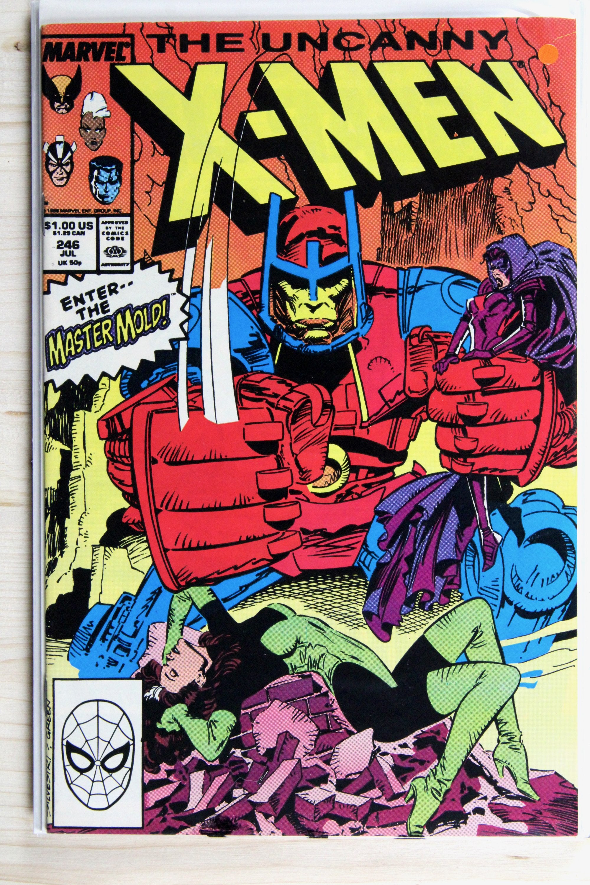 The Uncanny X-Men #246 – Marvel (1989) 8.0 VF Chris Claremont story | Marc Silvestri art