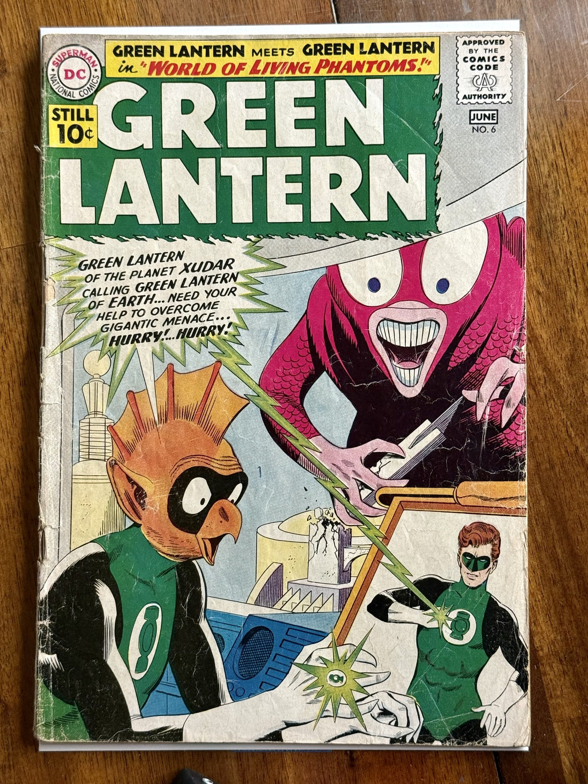 Green Lantern #6 – DC Comics (1961) 3.0 GD/VG