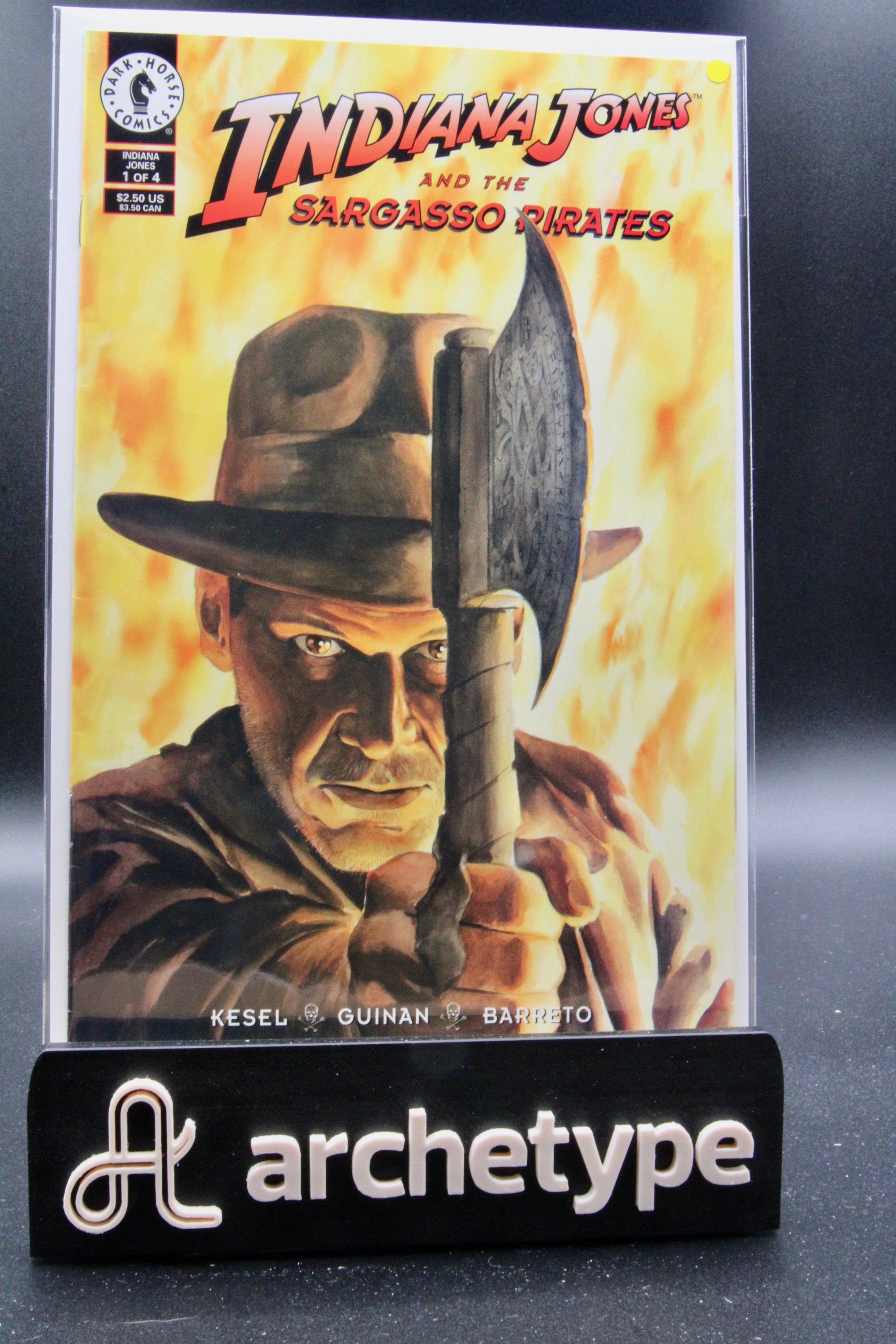 Indiana Jones and the Sargasso Pirates #1 – Dark Horse (1995) 9.2 NM- Alex Ross cover