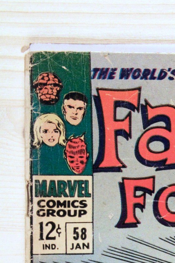 Fantastic Four #58 – Marvel (1967) 2.5 GD+ Doomsday | Jack Kirby art | Joe Sinnott cover