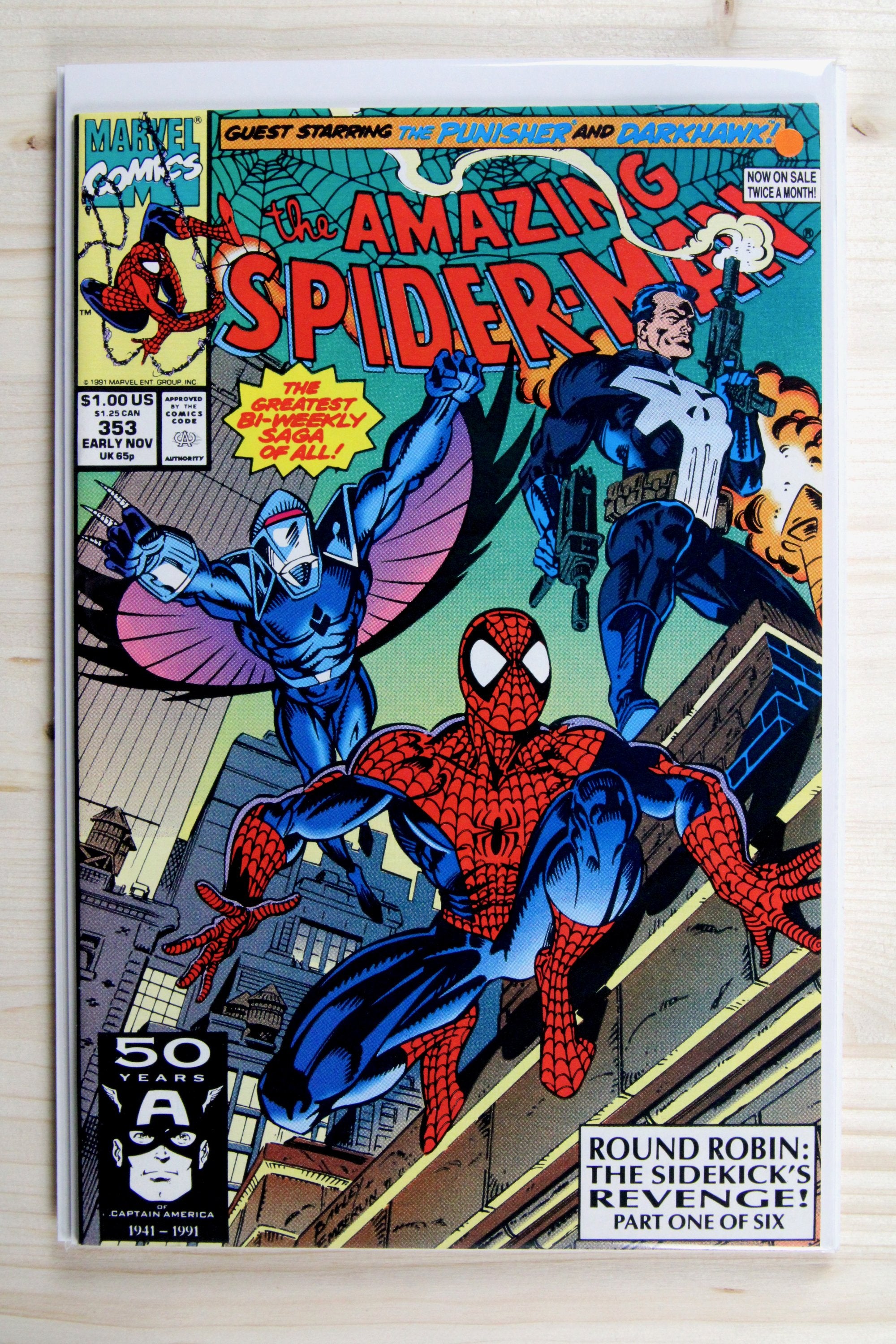 The Amazing Spider-Man #353 – Marvel (1991) 9.4 NM Round Robin