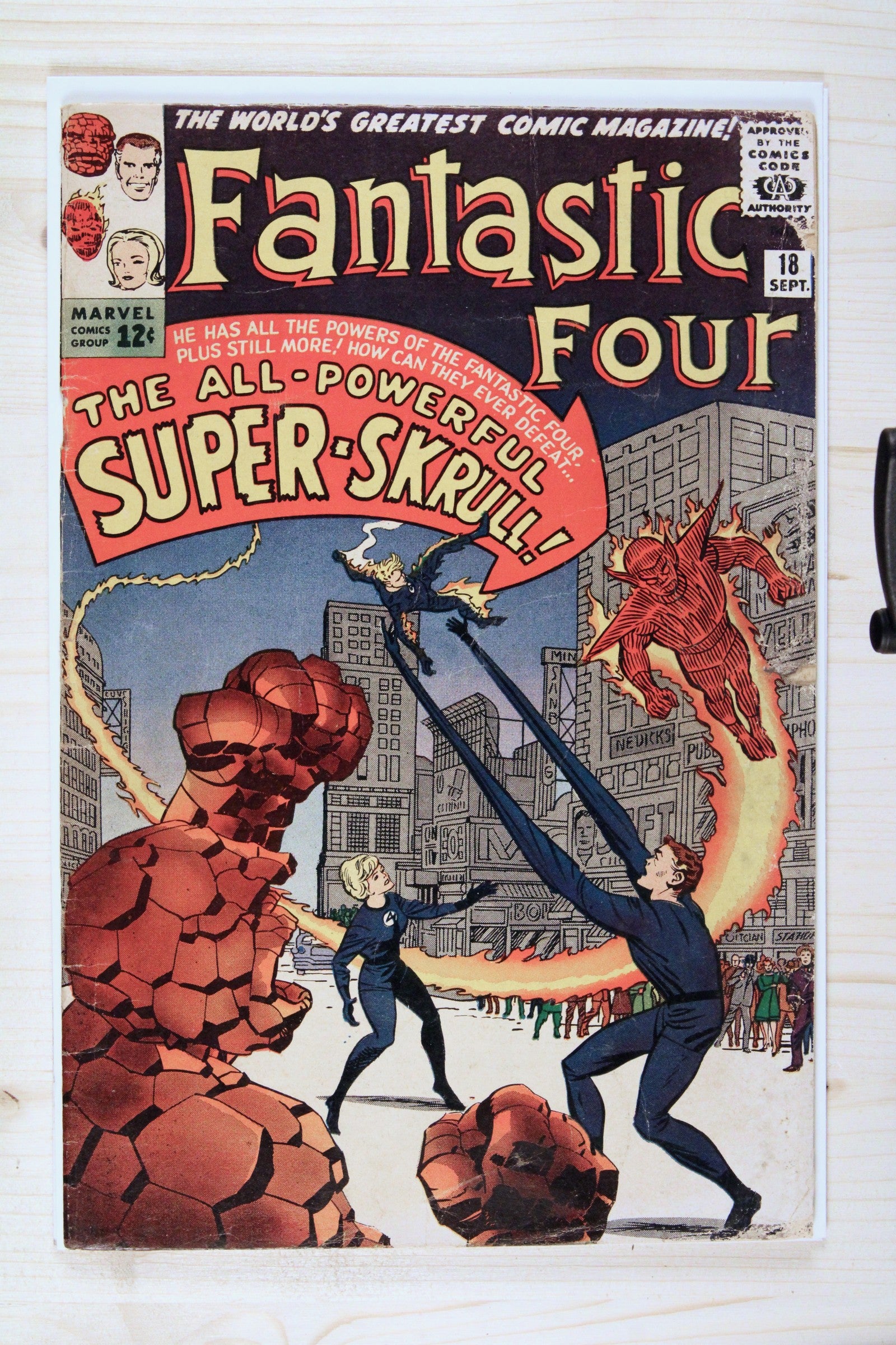 Fantastic Four #18 – Marvel (1963) 4.0 VG Jack Kirby art | Stan Lee story
