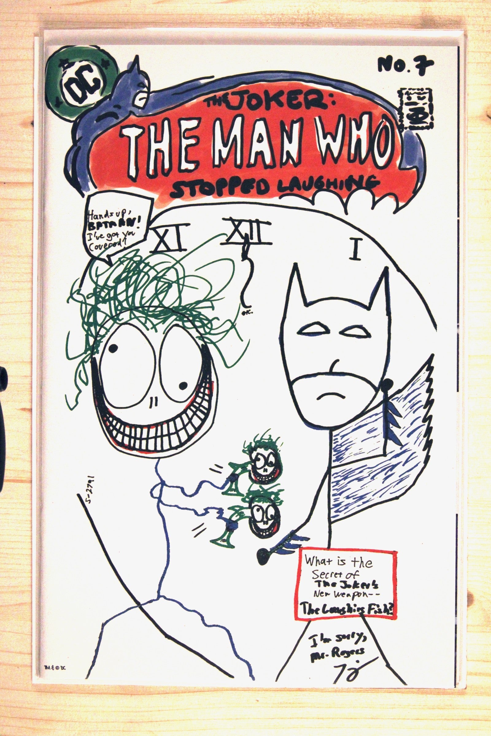 The Joker: The Man Who Stopped Laughing #7 – DC (2020) 9.6 NM+ King Hand-drawn April Fools