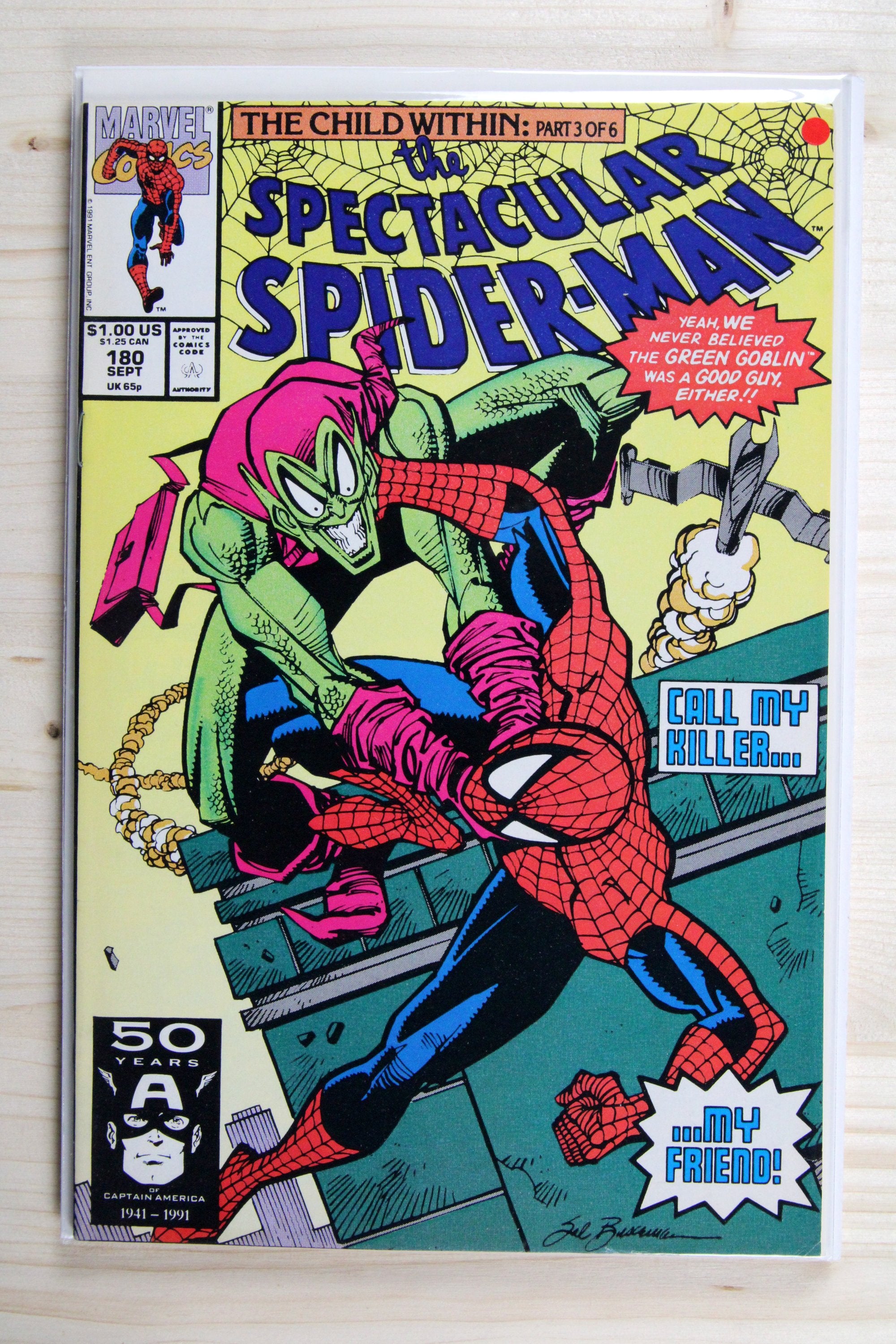 The Spectacular Spider-Man #180 – Marvel (1991) 9.2 NM-