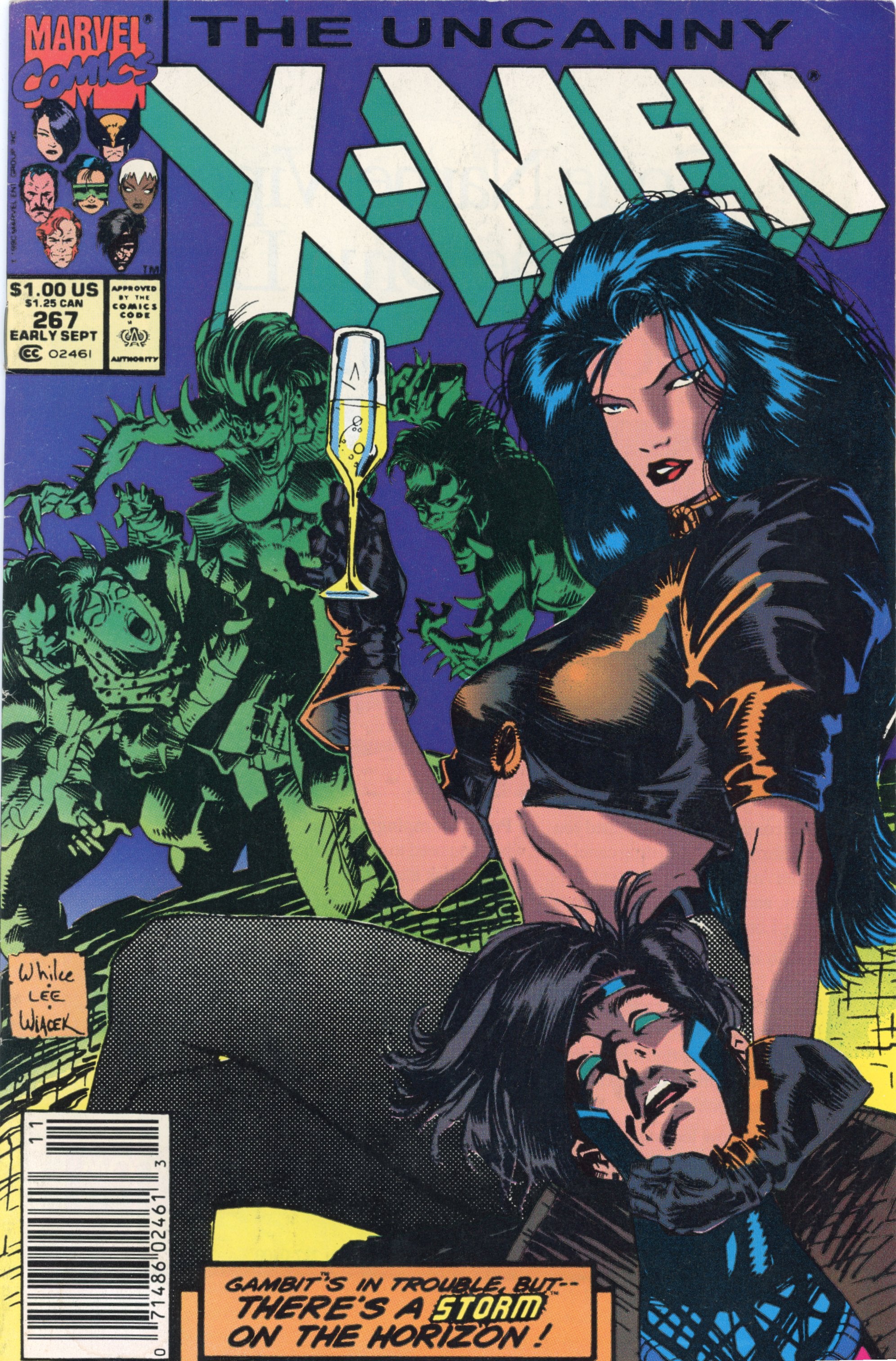 The Uncanny X-Men #267 – Marvel (1990) VF/NM Newsstand Key