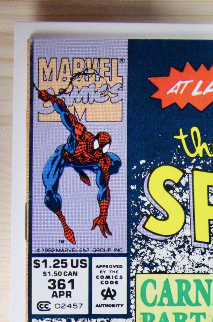 The Amazing Spider-Man #361 – Marvel (1992) 9.4 NM Newsstand Carnage