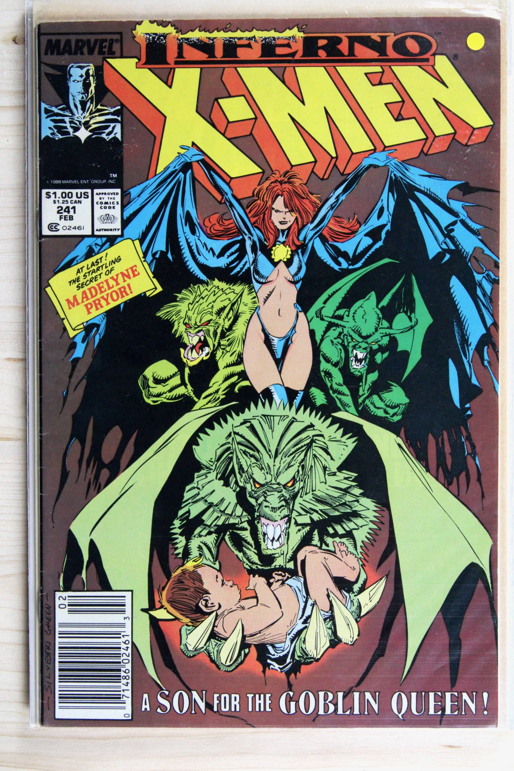 The Uncanny X-Men #241 – Marvel (1989) 7.5 VF- Newsstand