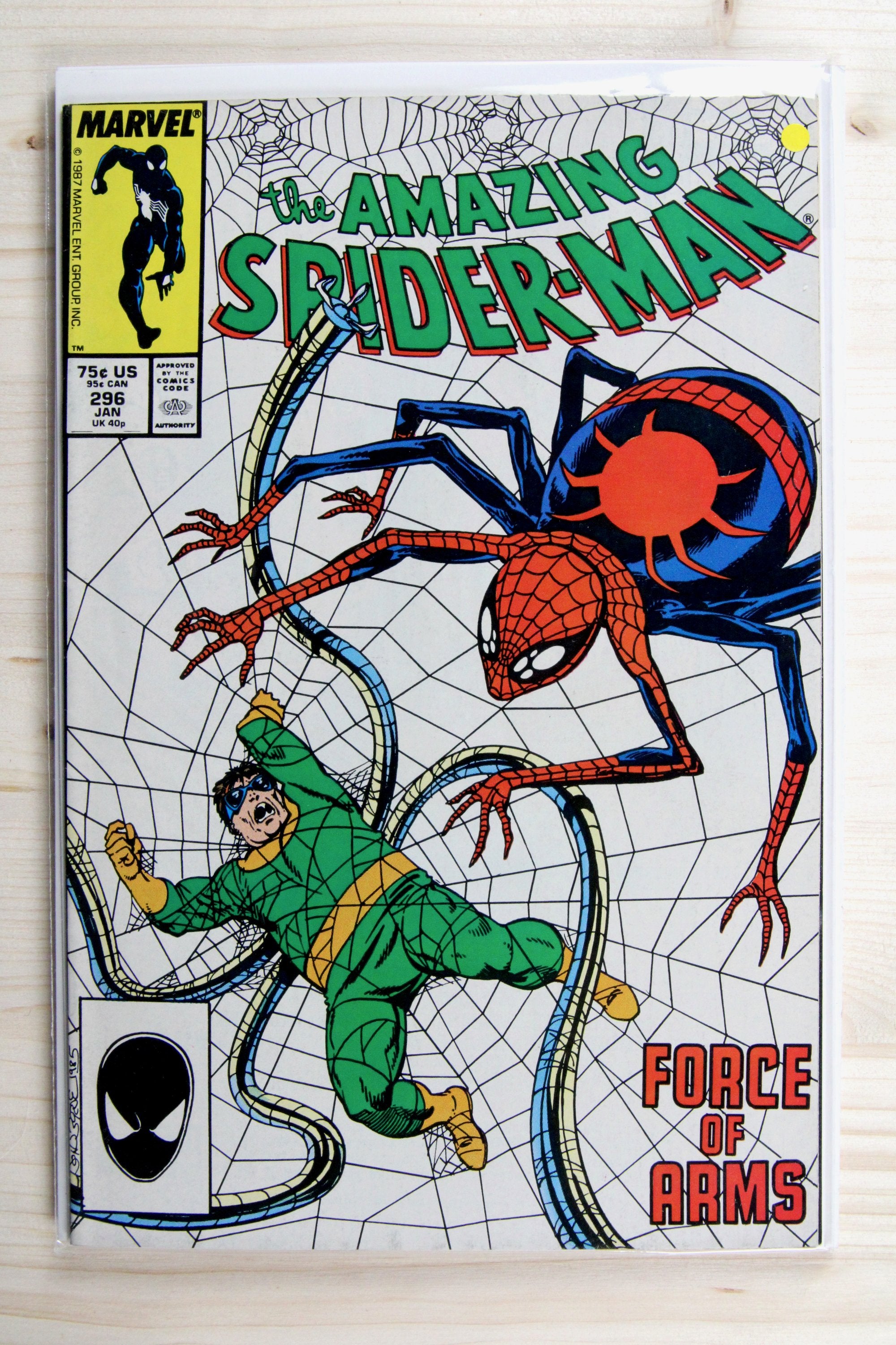 The Amazing Spider-Man #296 – Marvel (1988) 7.5 VF- John Byrne cover