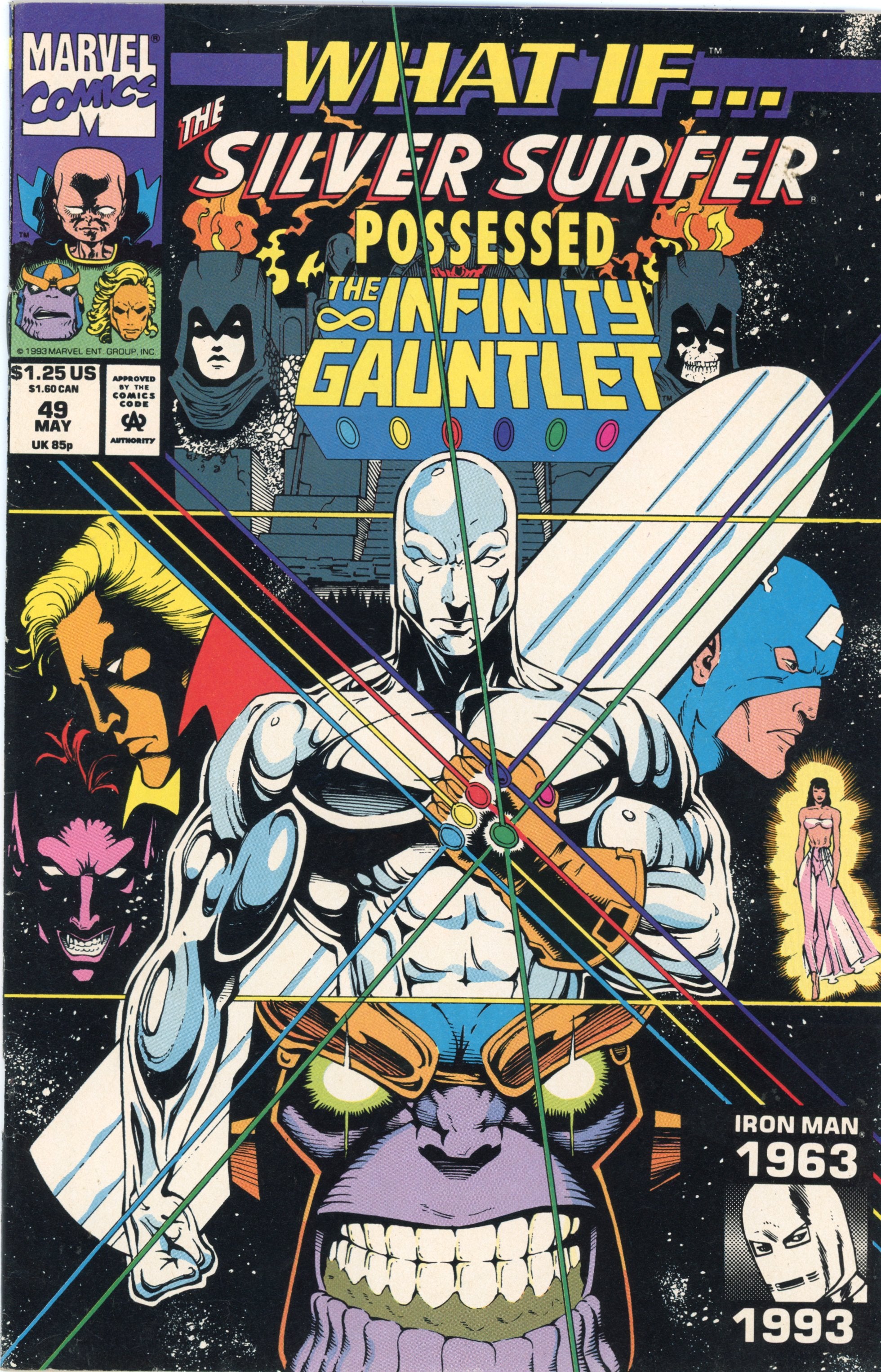 What If... The Silver Surfer Possessed the Infinity Gauntlet #49 – Marvel (1993) VF/NM Box11