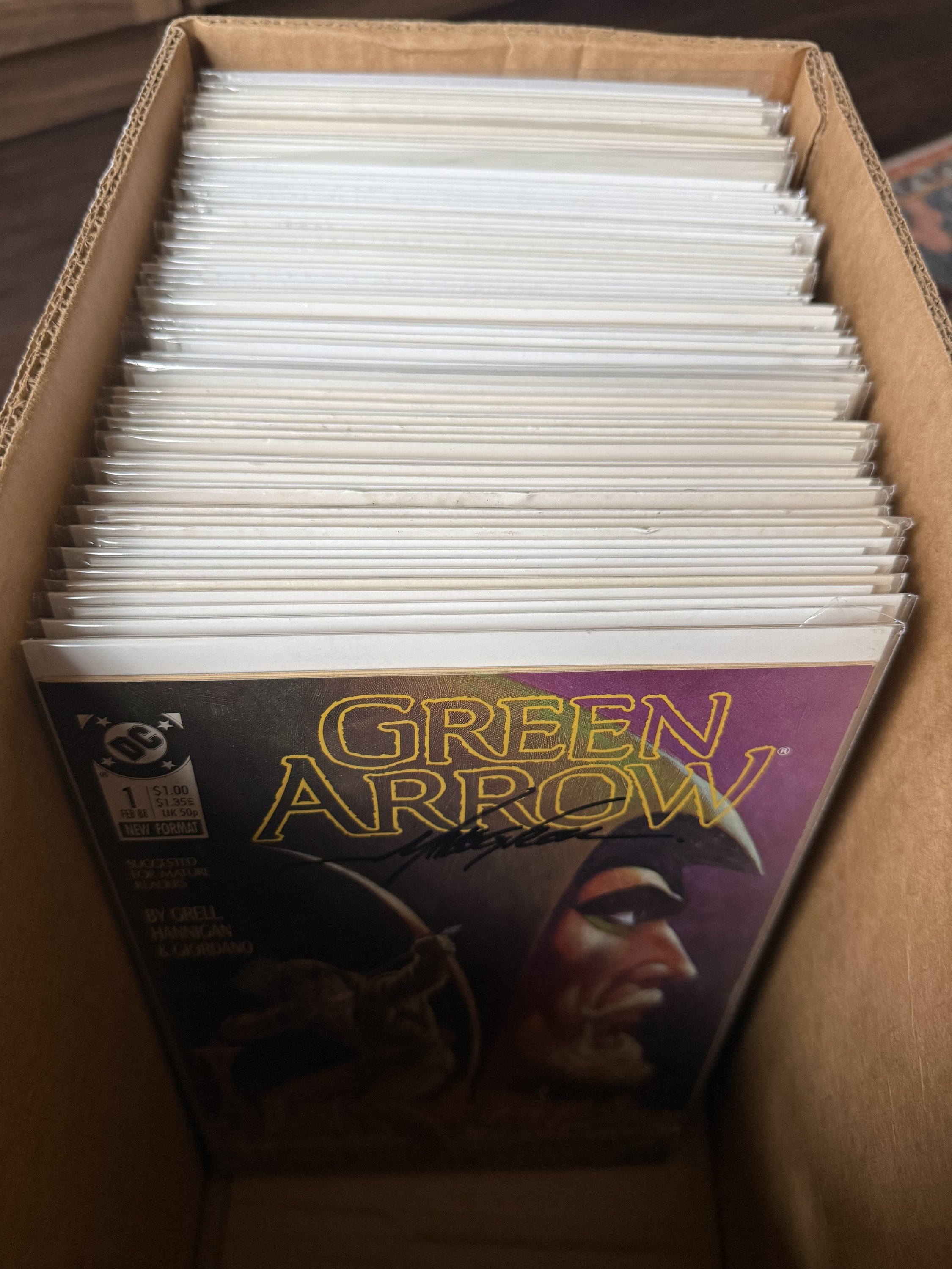 Green Arrow #1-80 – DC (1988) #1 Signed Mike Grell Run Lot