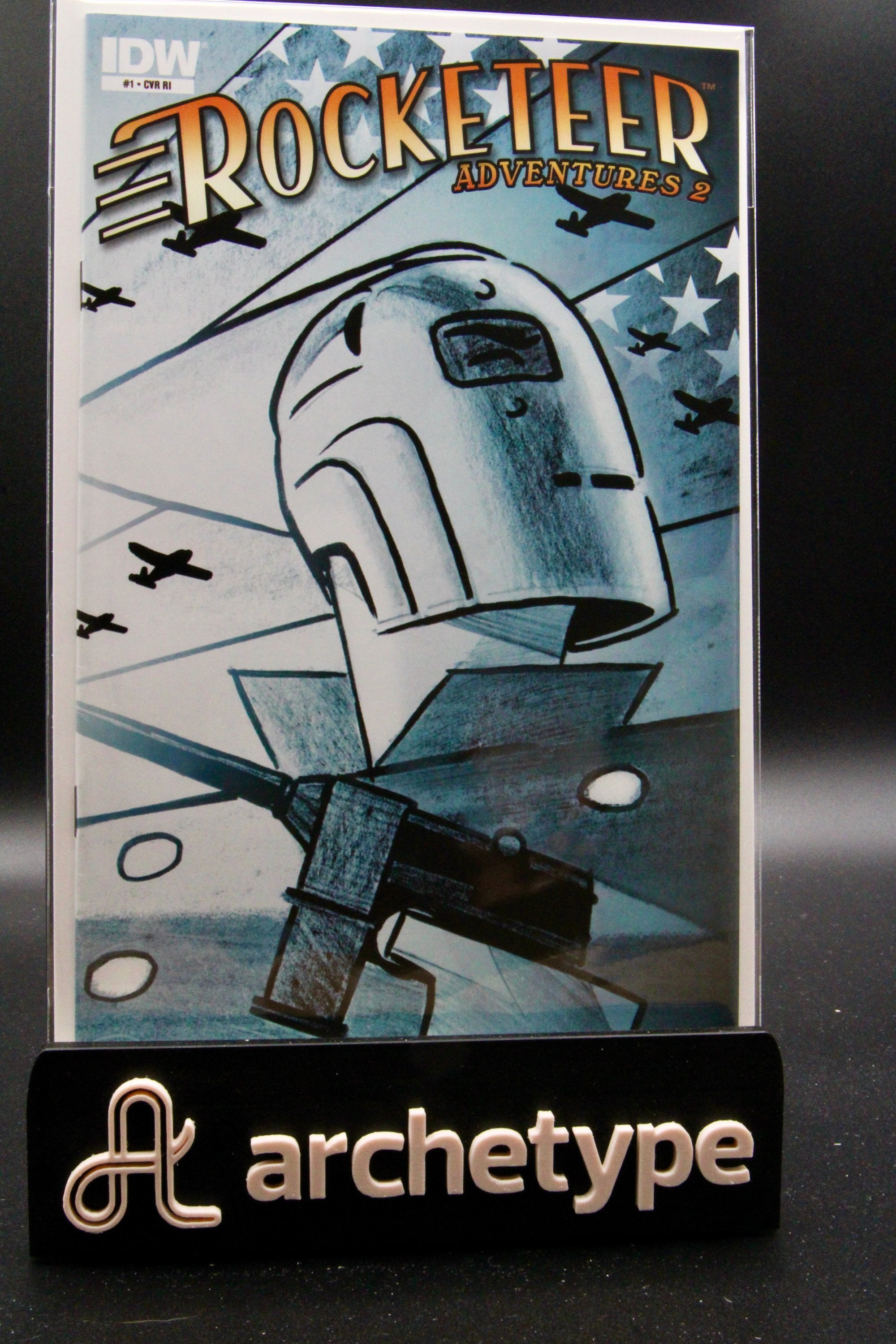 The Rocketeer Adventures Full Series Incentive Variants Cooke HTF #1-4 – IDW Publishing (2012) NM+ Average