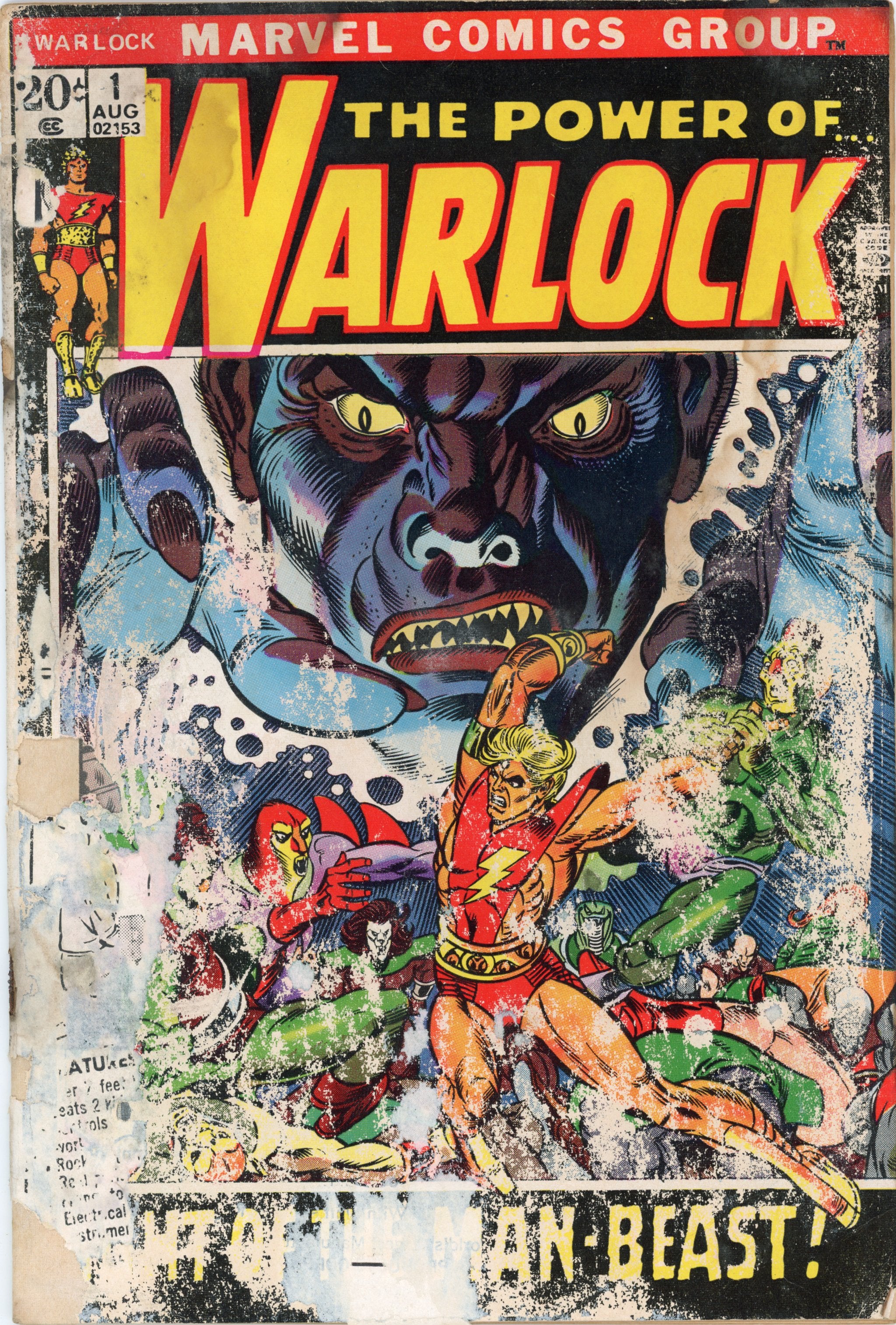 Warlock #1-15 – Marvel Comics (1972) Near Full Series (Missing #7,14) Box11