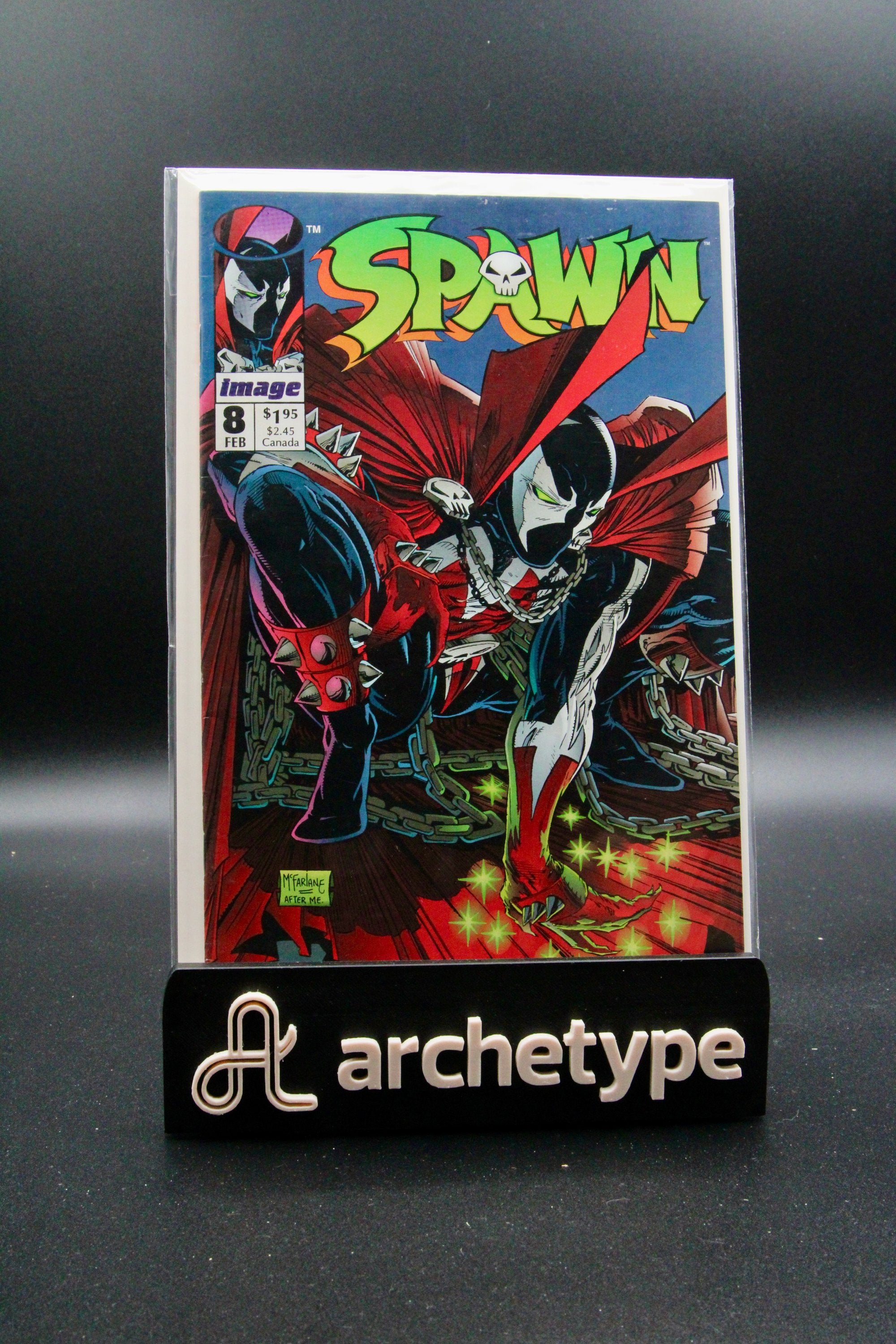 Spawn #8 – Image (1993) Alan Moore story | Todd McFarlane art - 9.4 NM