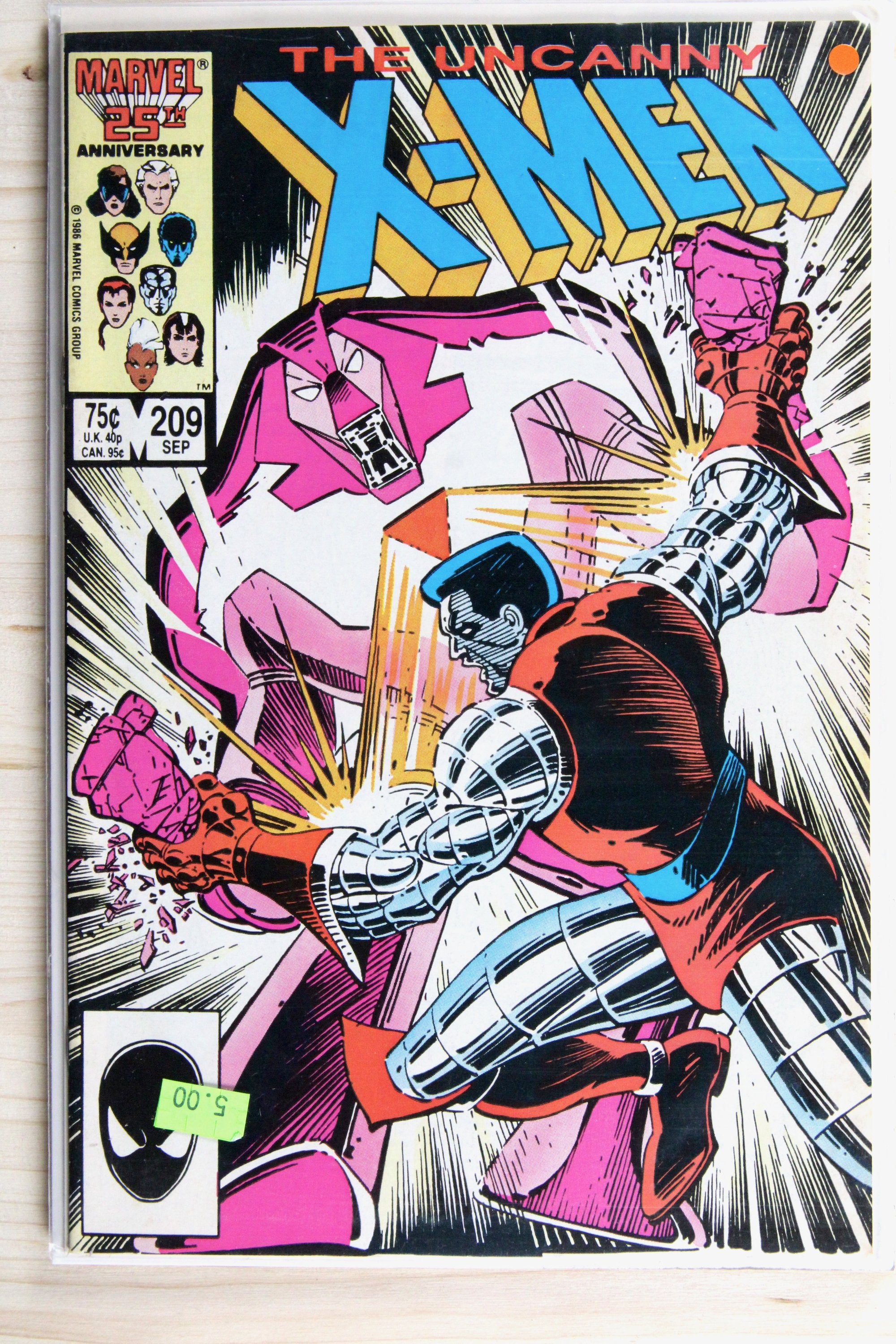 The Uncanny X-Men #209 – Marvel (1986) 9.0 VF/NM Chris Claremont story