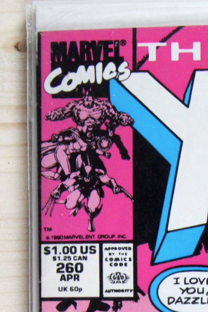 The Uncanny X-Men #260 – Marvel (1990) 9.0 VF/NM Chris Claremont story | Jim Lee art