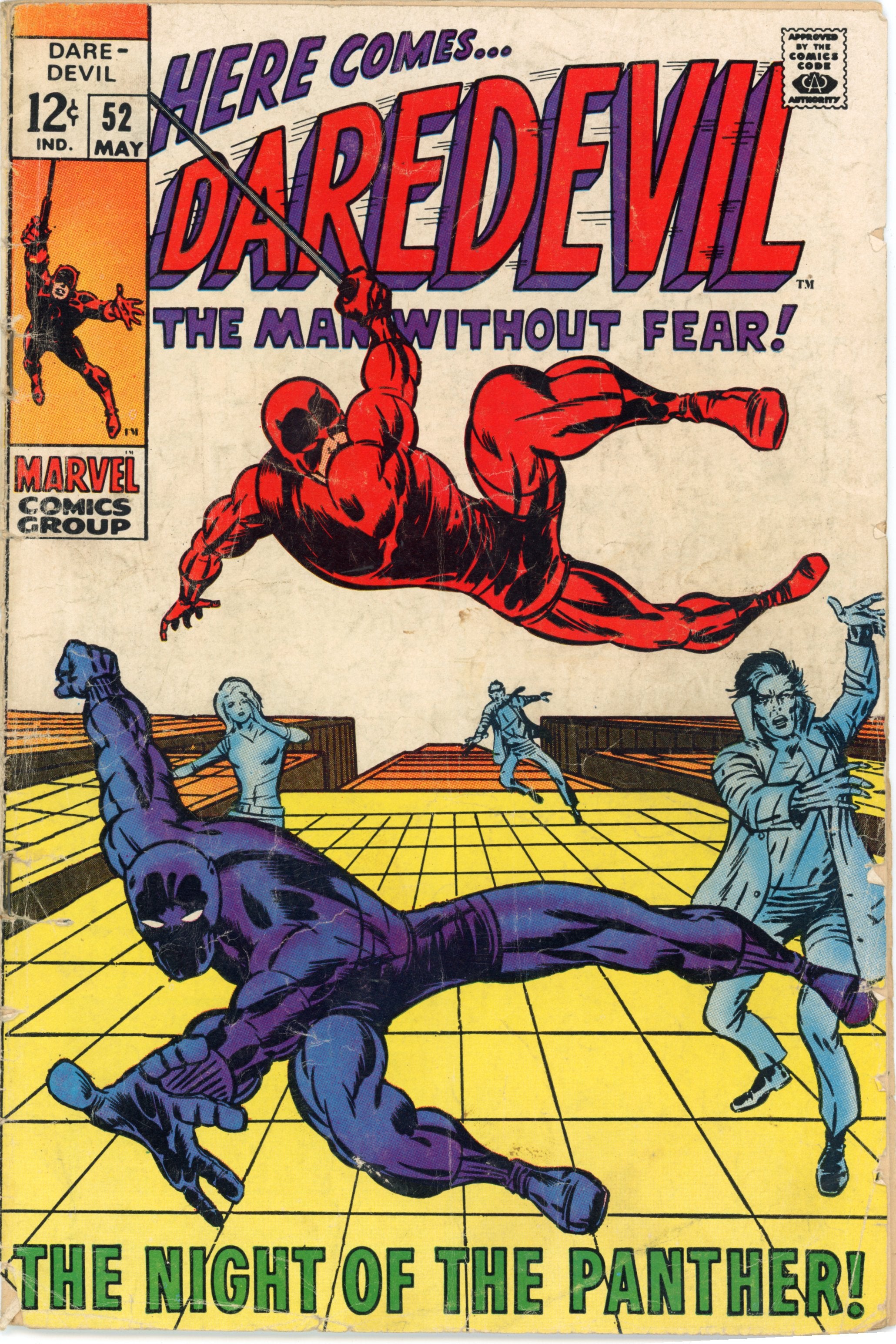 Daredevil #52 – Marvel (1969) VG Box12