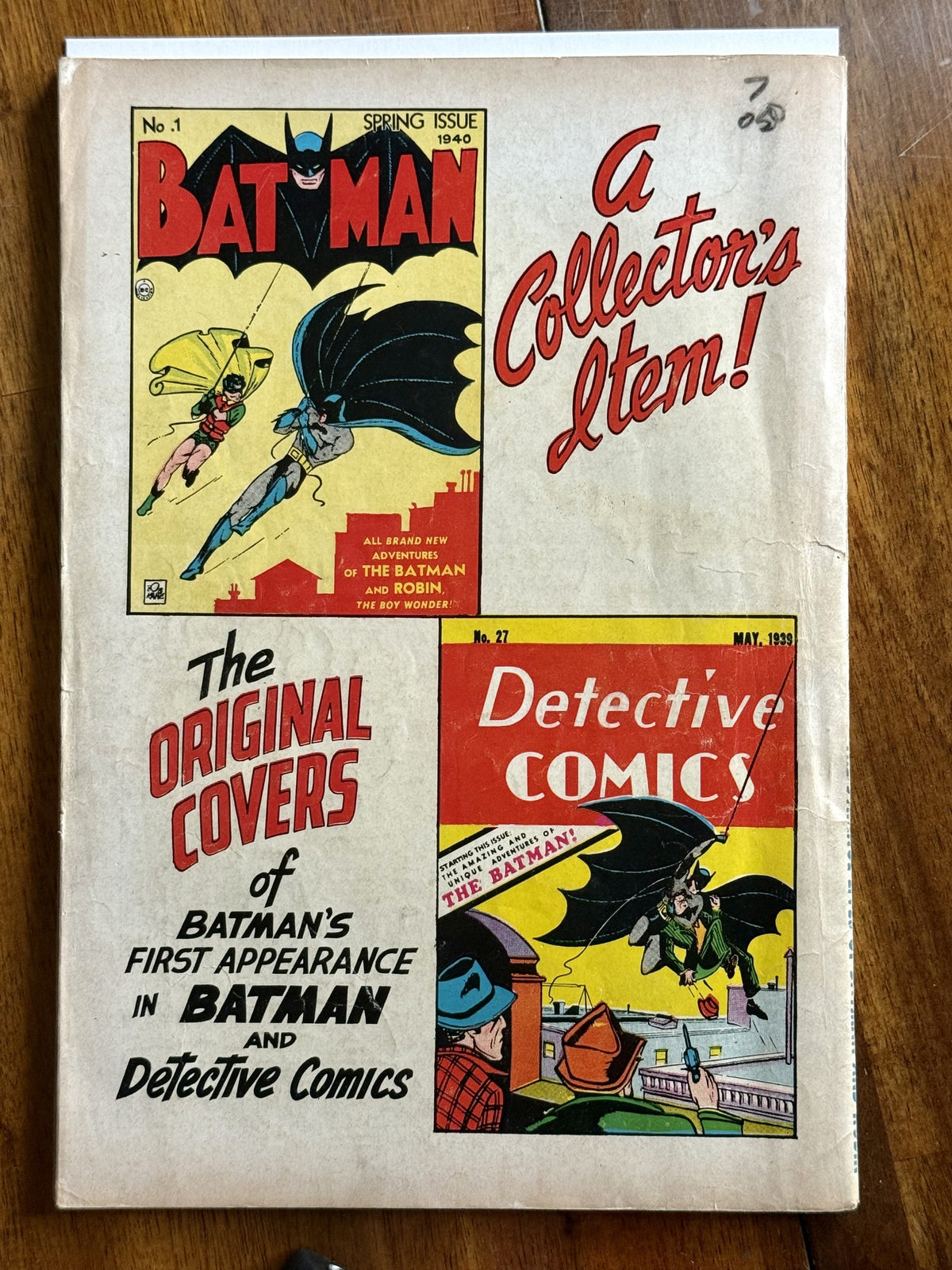 Giant Batman Annual #5 – DC Comics (1961) 4.5 VG+