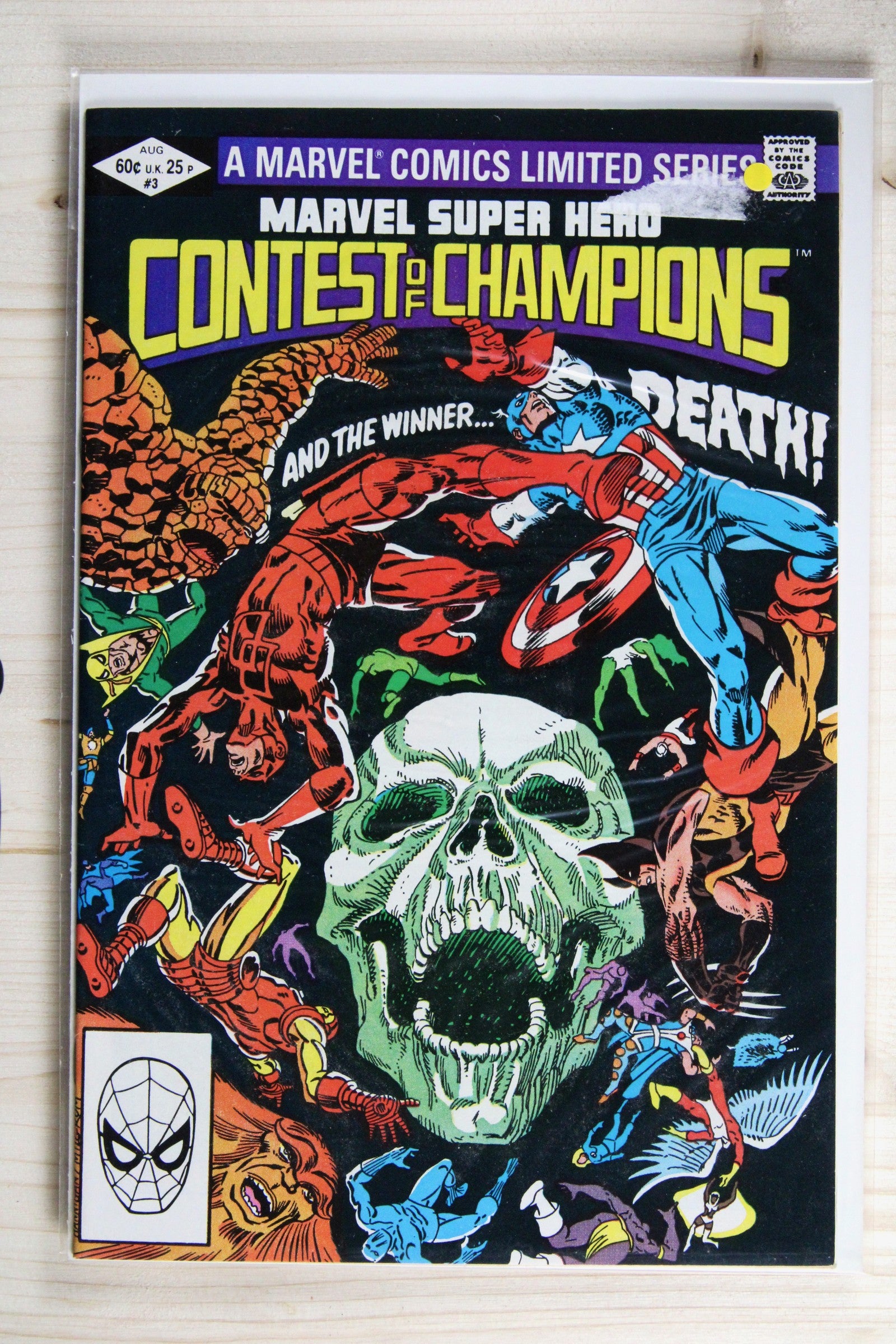 Marvel Super Hero Contest of Champions #3 – Marvel (1982) 9.2 NM- The Contest