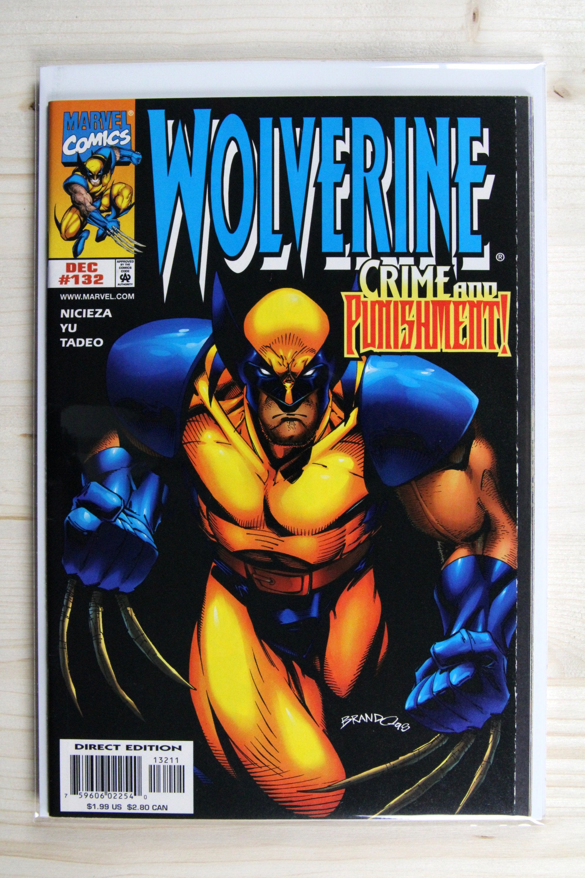 Wolverine #132 – Marvel (1998) 9.2 NM-