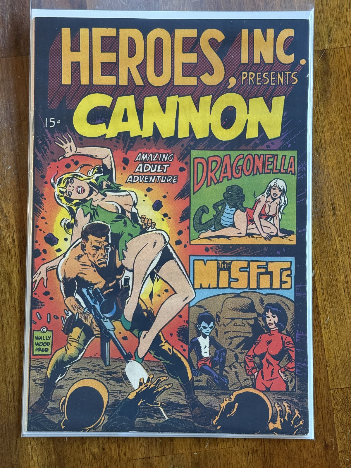 Heroes, Inc. Presents Cannon #1 – Wallace Wood (1969) 9.4 NM