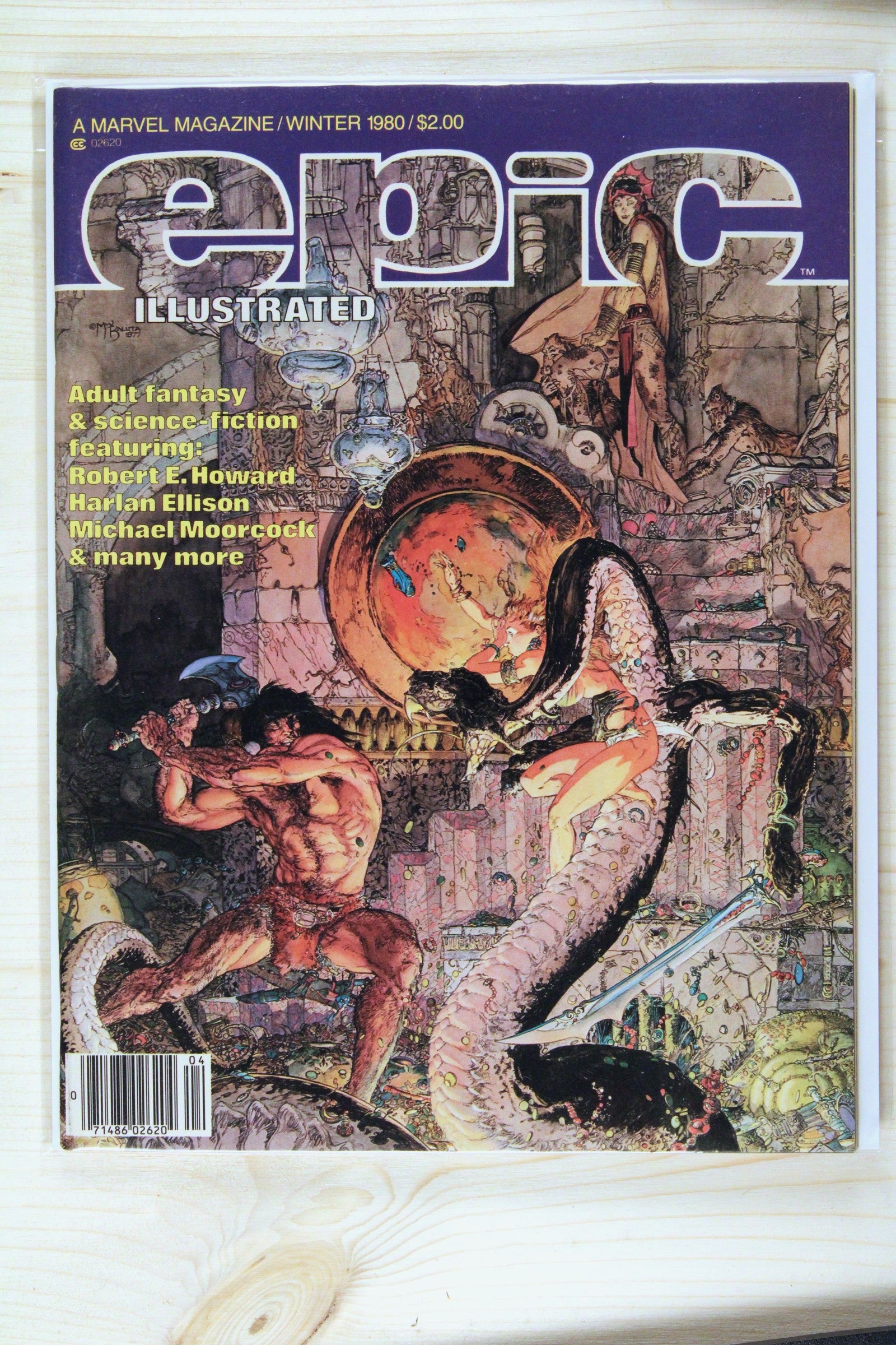 Epic Illustrated #4 – Marvel (1981) 9.4 NM Stan Lee story
