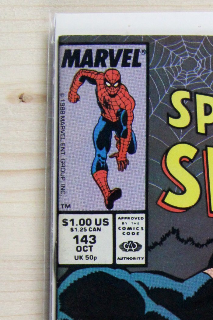 The Spectacular Spider-Man #143 – Marvel (1988) 8.5 VF+