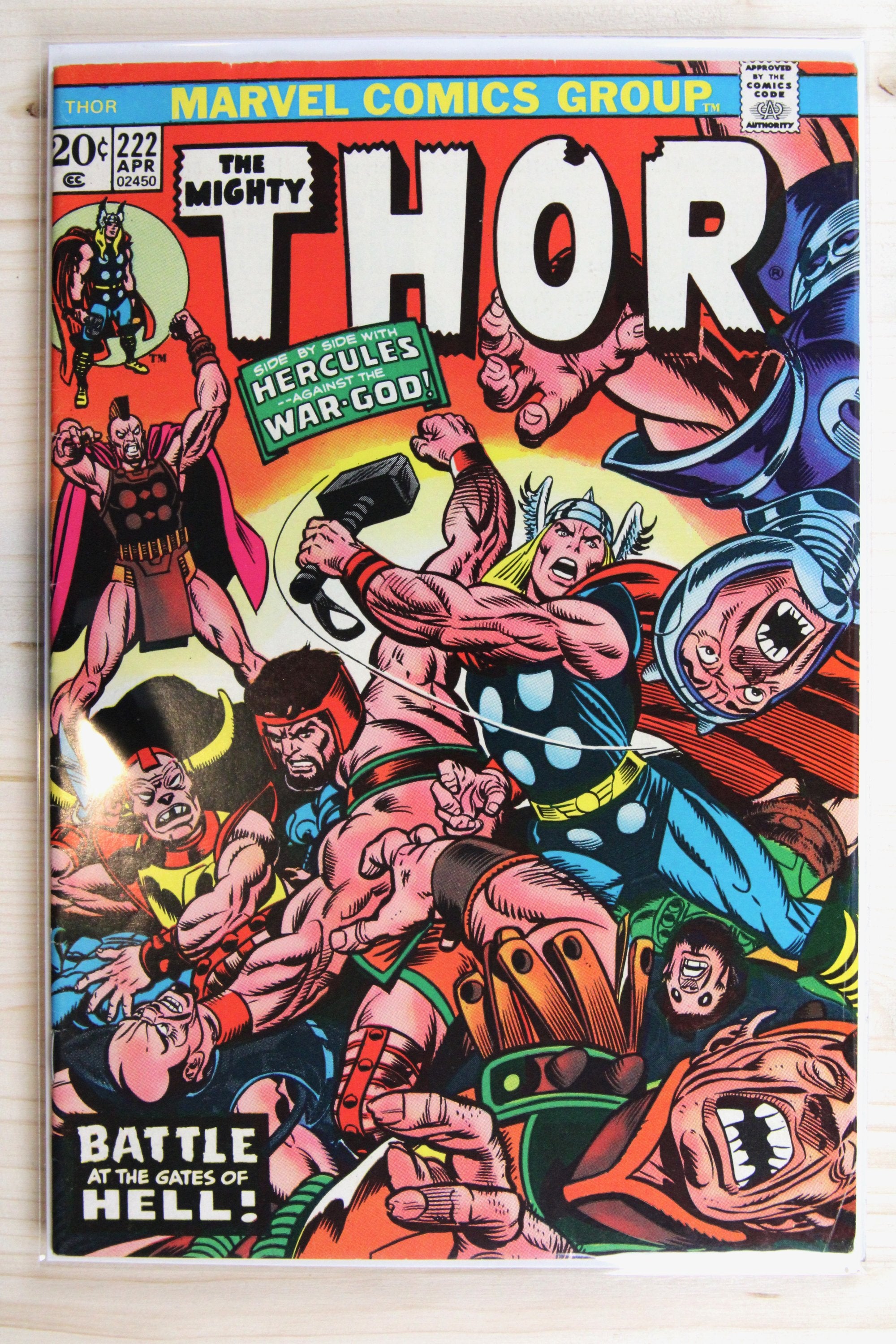 Thor #222 – Marvel (1974) 7.5 VF- Joe Sinnott