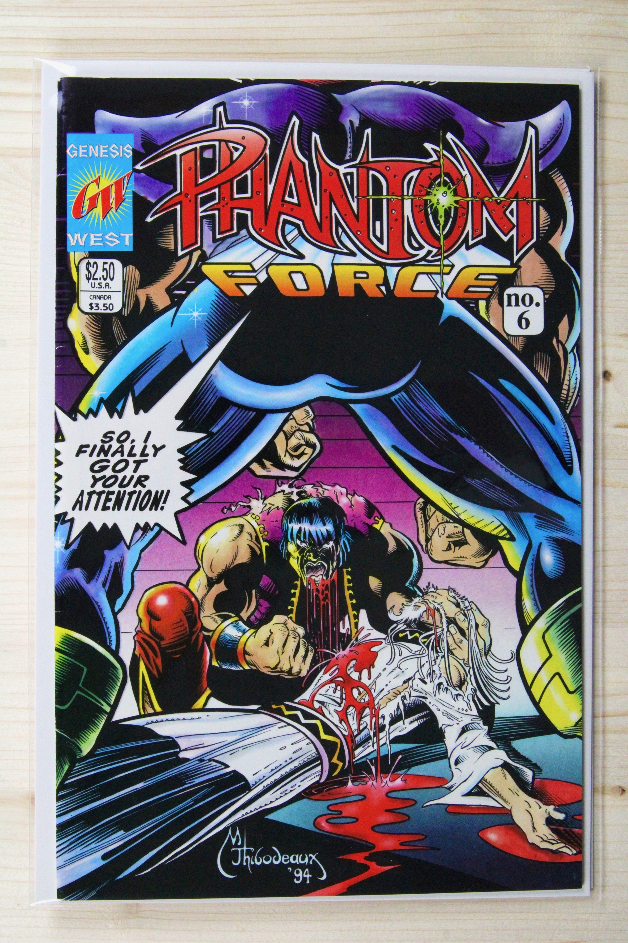 Phantom Force #1,3,4,5,6,7,8 Genesis West (1990) (7 Issues) Run Lot