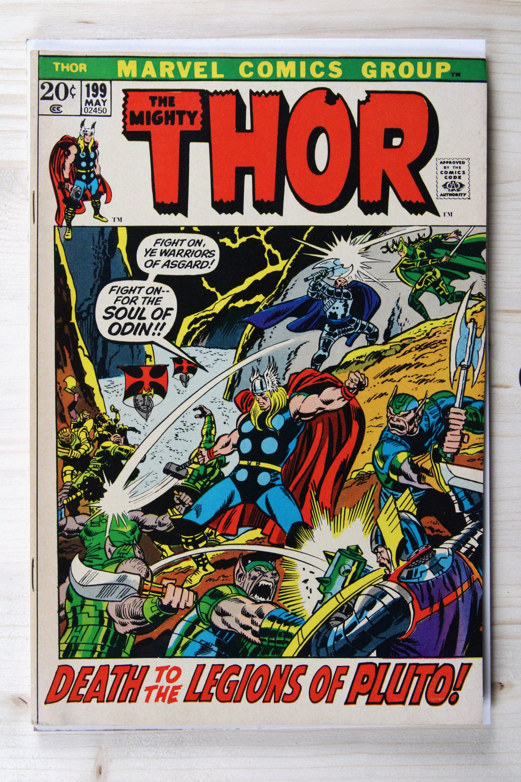 The Mighty Thor #199 – Marvel (1972) 5.0 VG/FN Stan Lee
