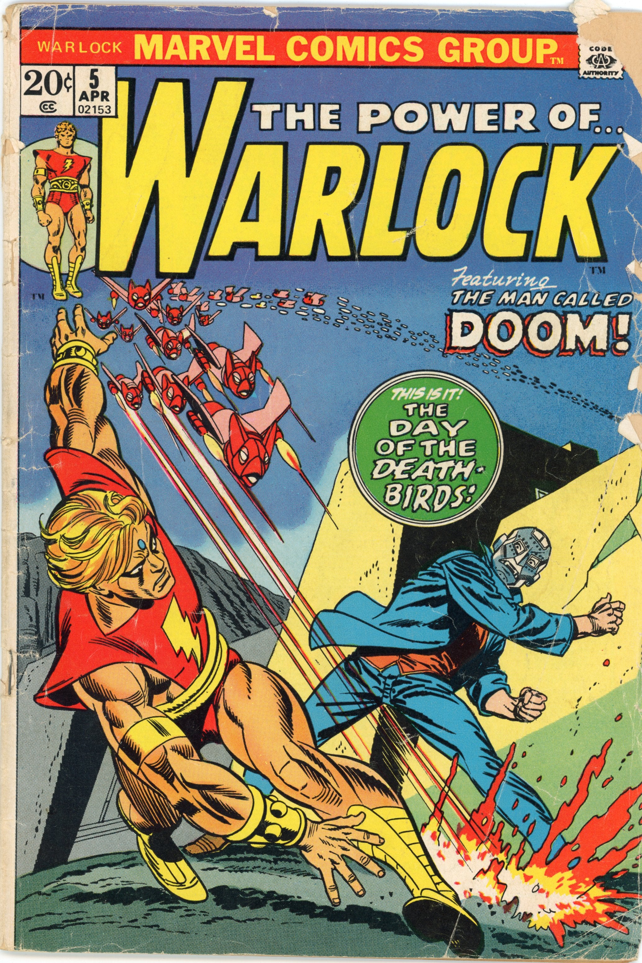 Warlock #1-15 – Marvel Comics (1972) Near Full Series (Missing #7,14) Box11