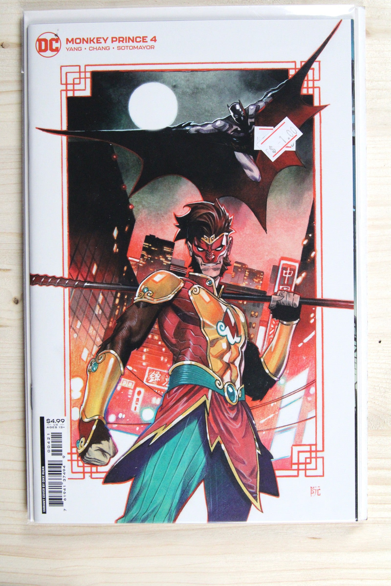 Monkey Prince #4 – DC (2022) 9.6 NM+ Bike Ruan Variant