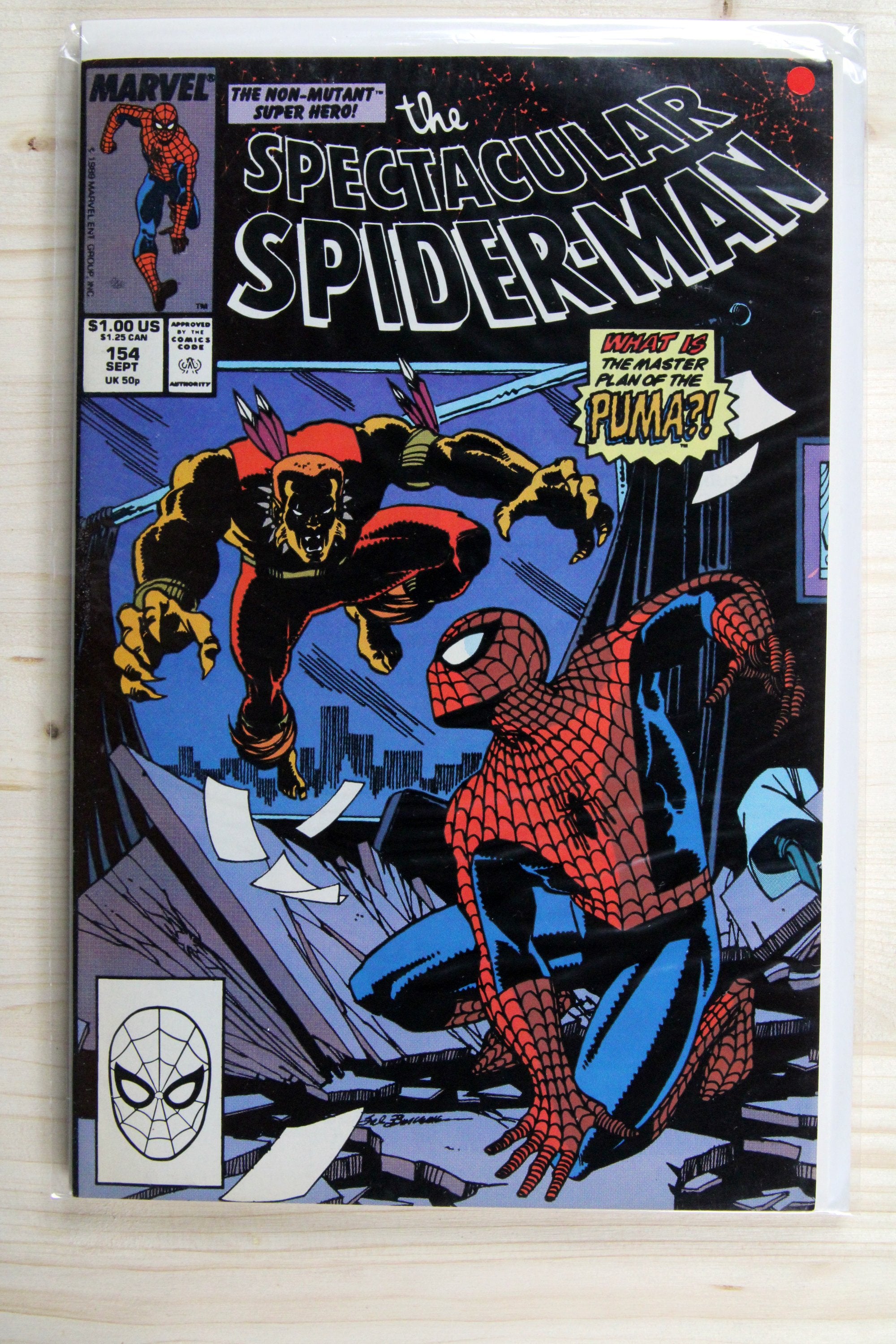 The Spectacular Spider-Man #154 – Marvel (1989) 9.0 VF/NM