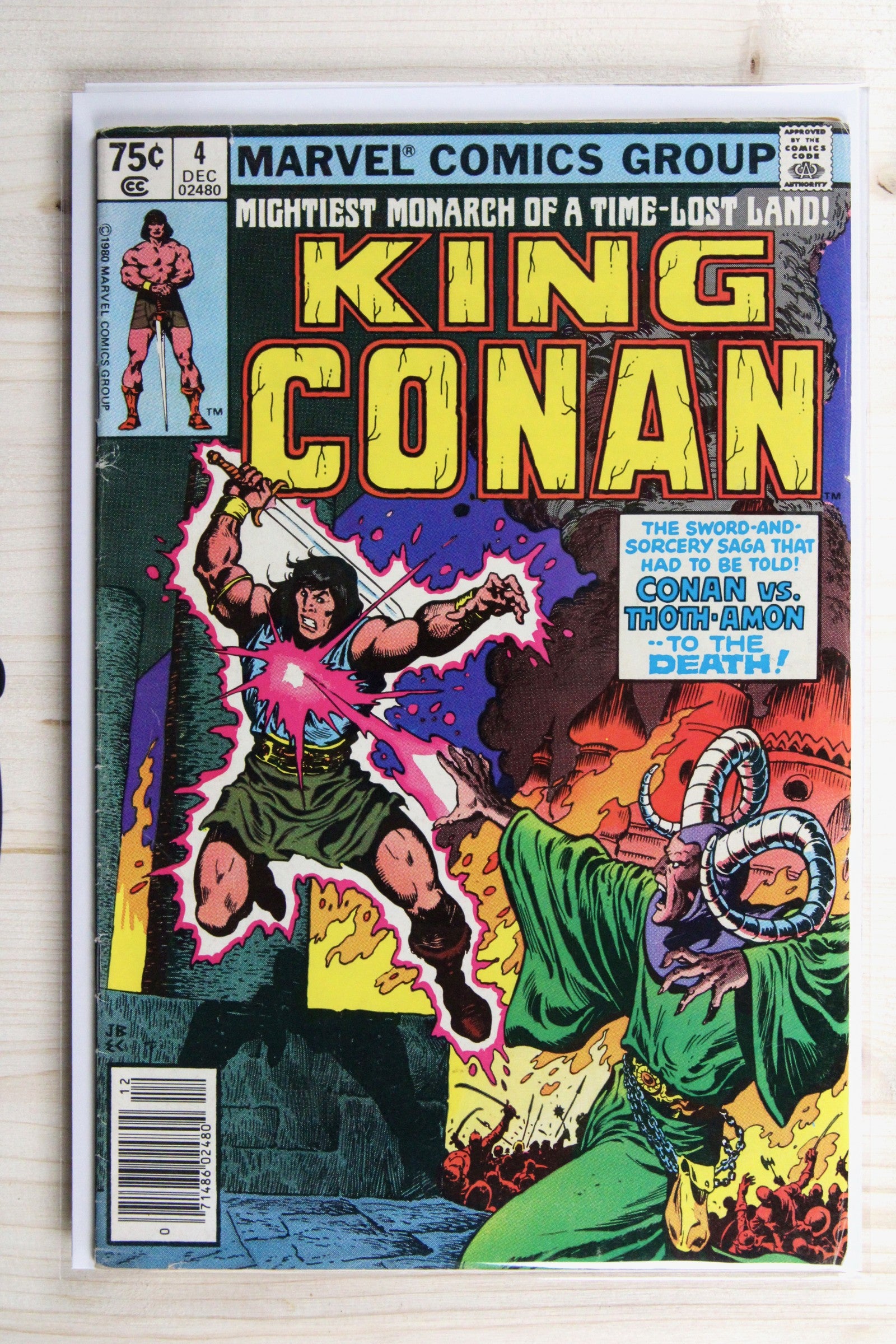 King Conan #4 – Marvel (1980) 6.5 FN+ Newsstand Edition
