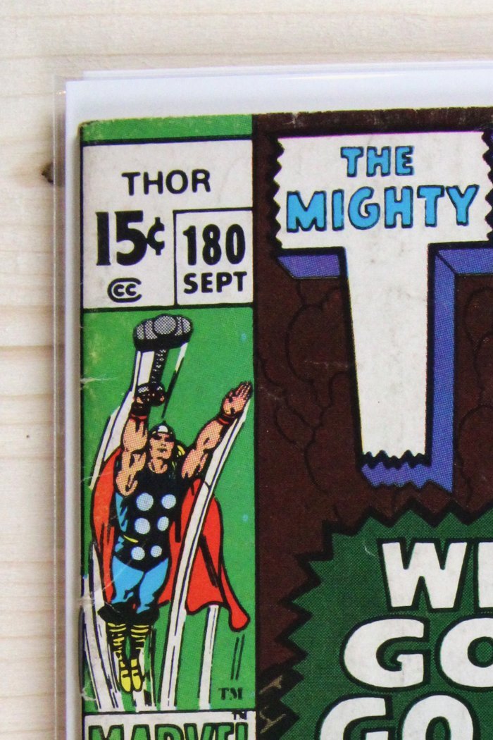 Thor #180 – Marvel (1970) 4.5 VG+ Joe Sinnott | Neal Adams art