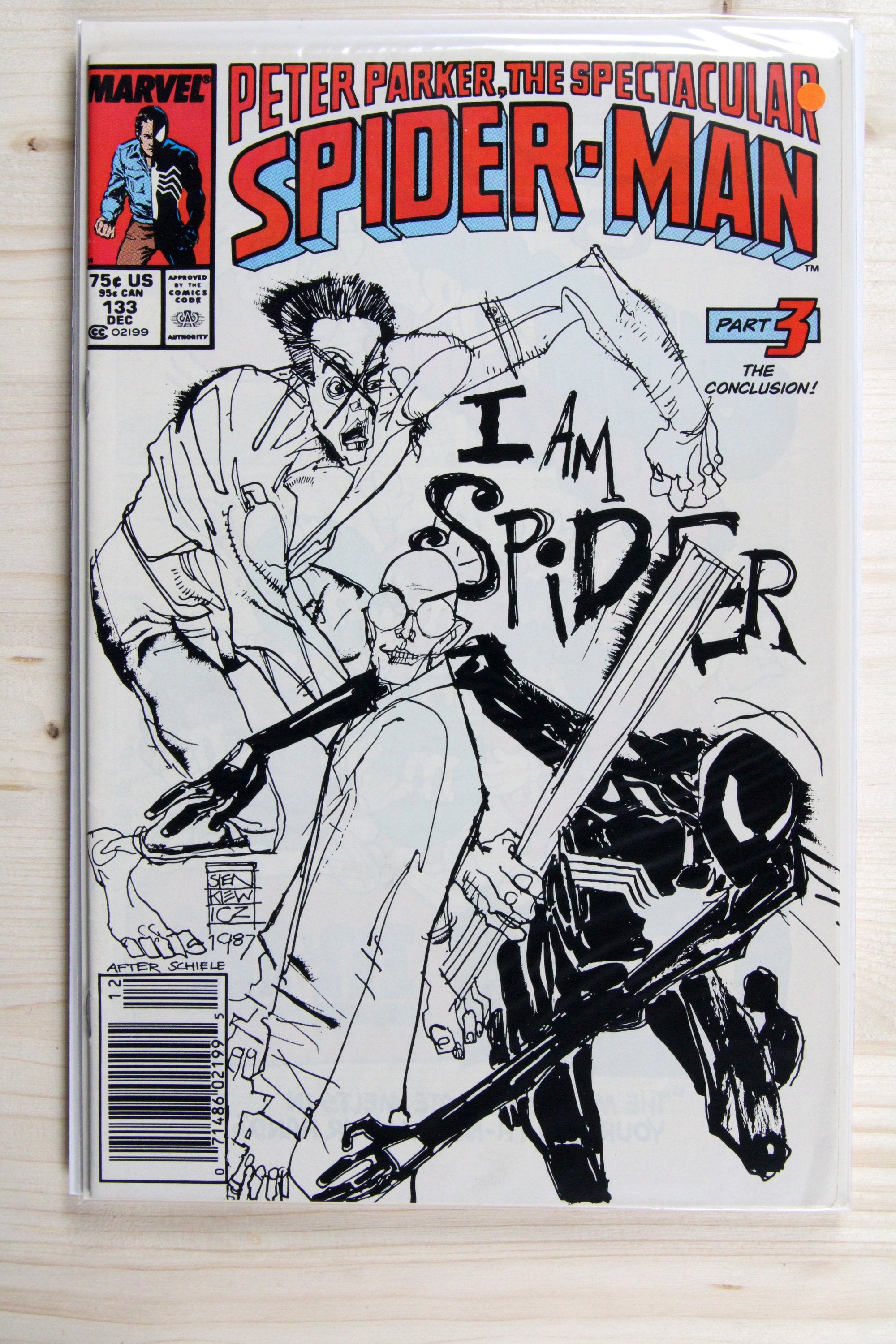 Peter Parker, the Spectacular Spider-Man #132 – Marvel (1987) 9.2 NM- Kraven's Last Hunt | Newsstand