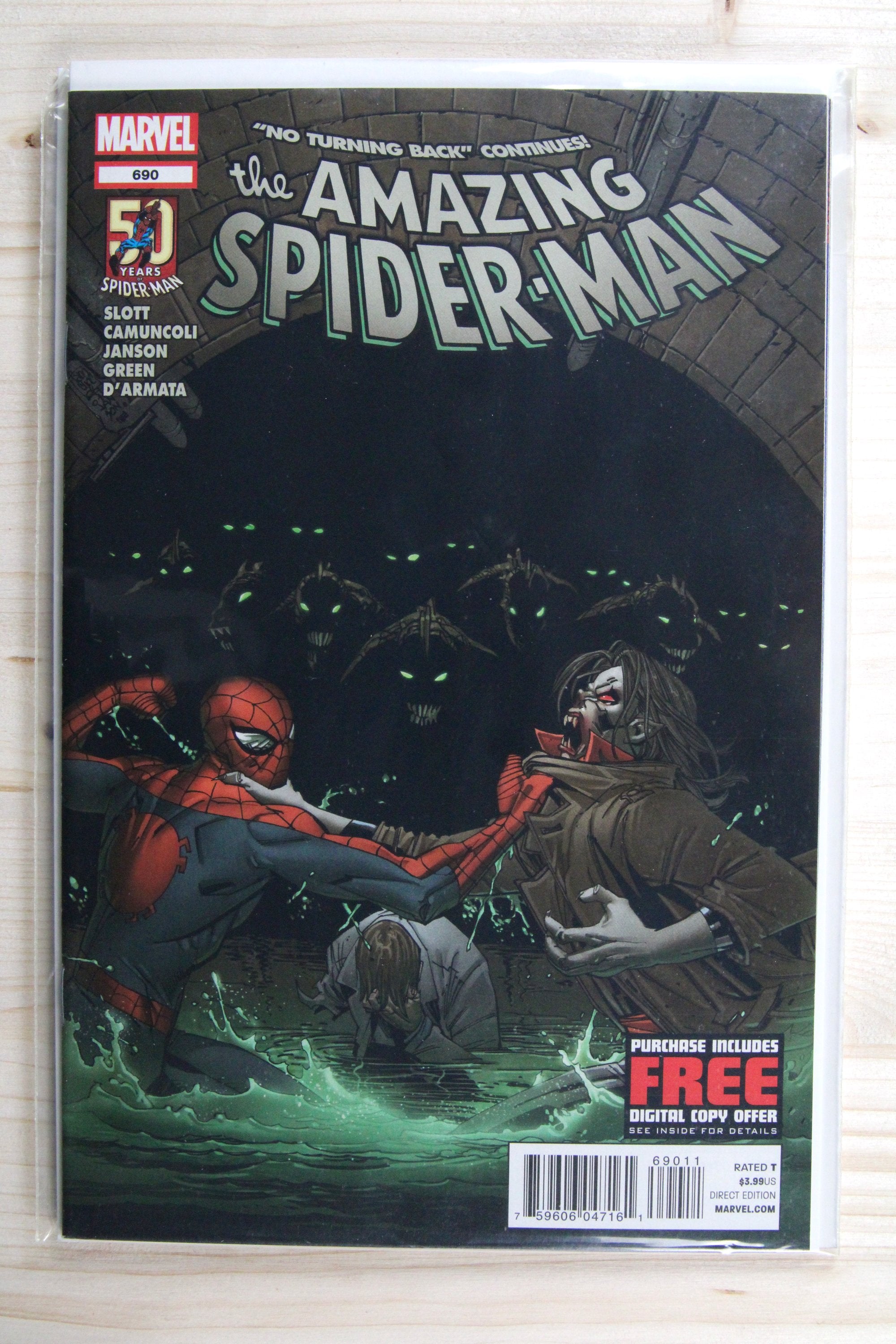 The Amazing Spider-Man #690 – Marvel (2012) 9.4 NM No Turning Back | Klaus Janson