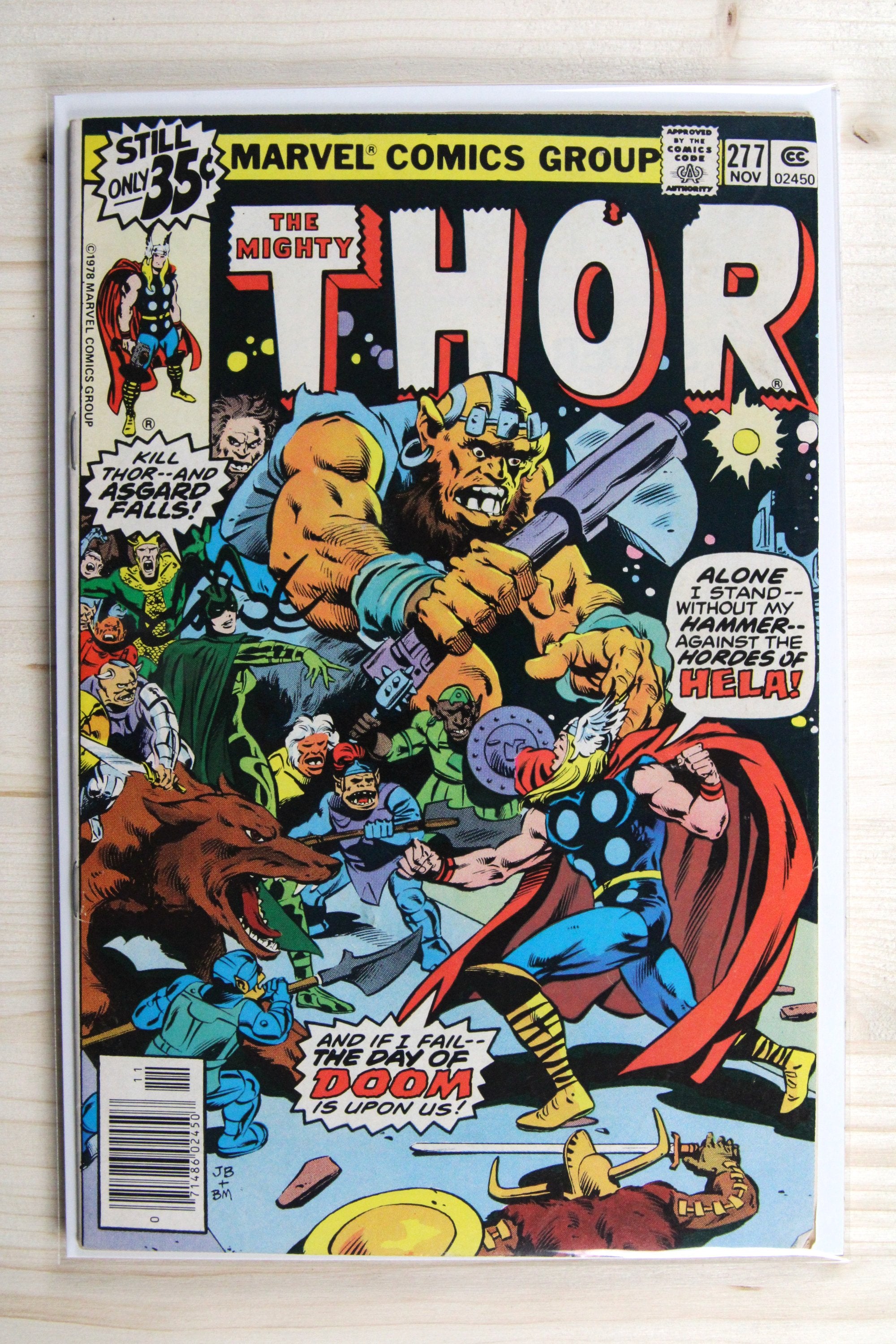 Thor #277 – Marvel (1978) 7.0 FN/VF Ragnarok