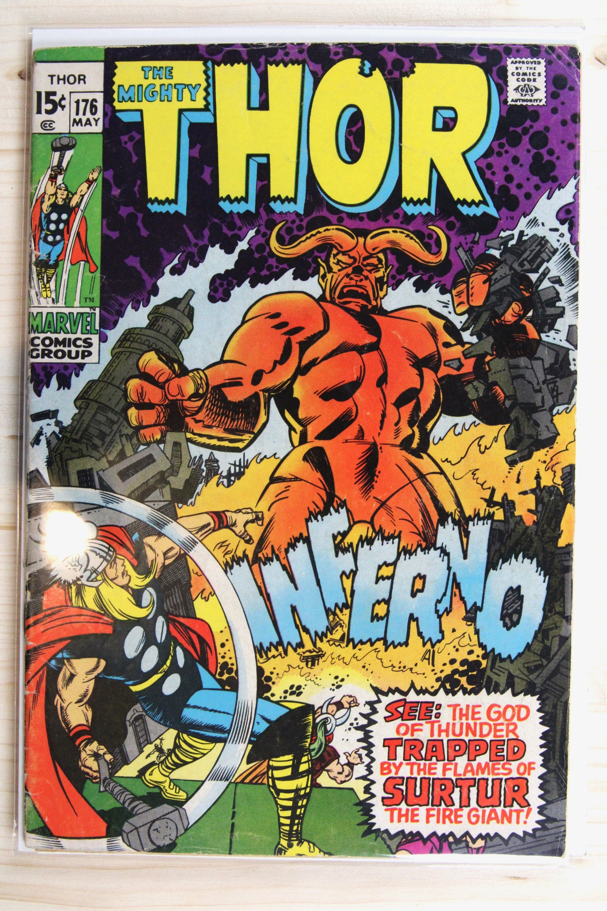Thor #176 – Marvel (1970) 6.5 FN+ Jack Kirby art | Stan Lee story