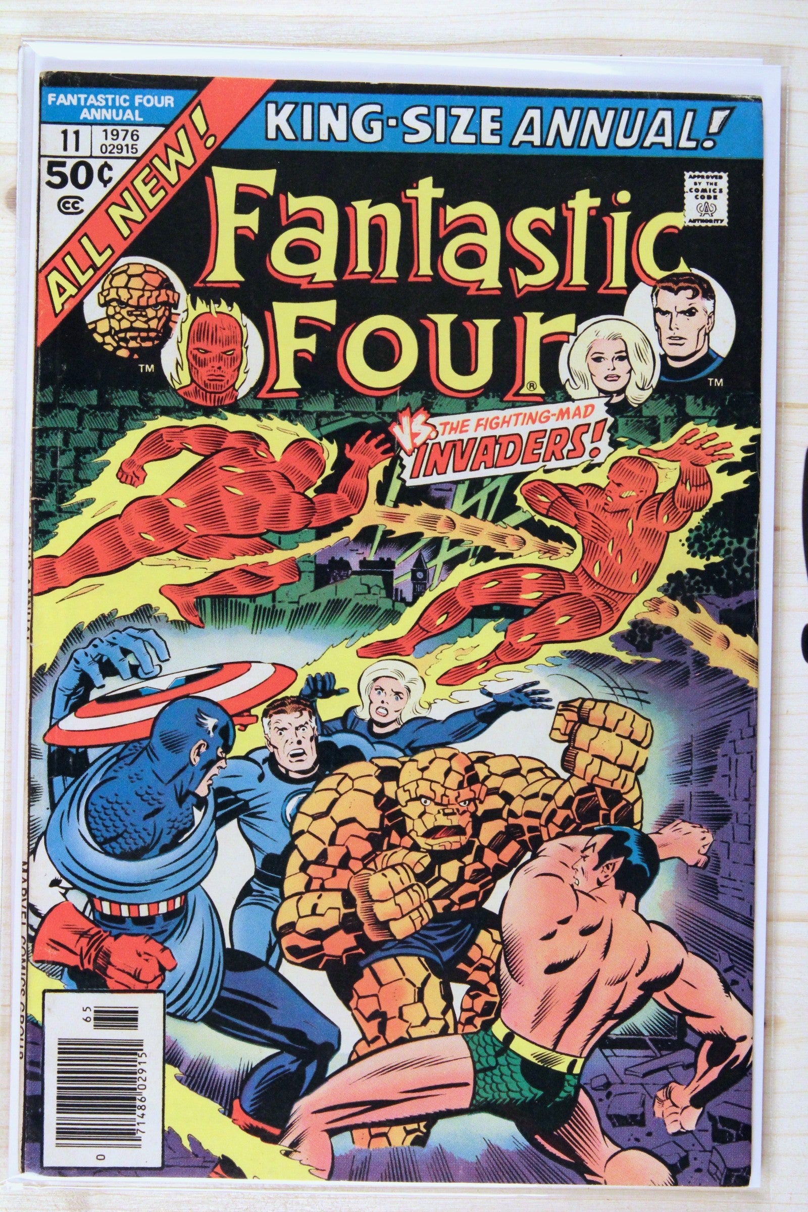 Fantastic Four Annual #11 – Marvel (1976) 7.5 VF- Jack Kirby art | Joe Sinnott